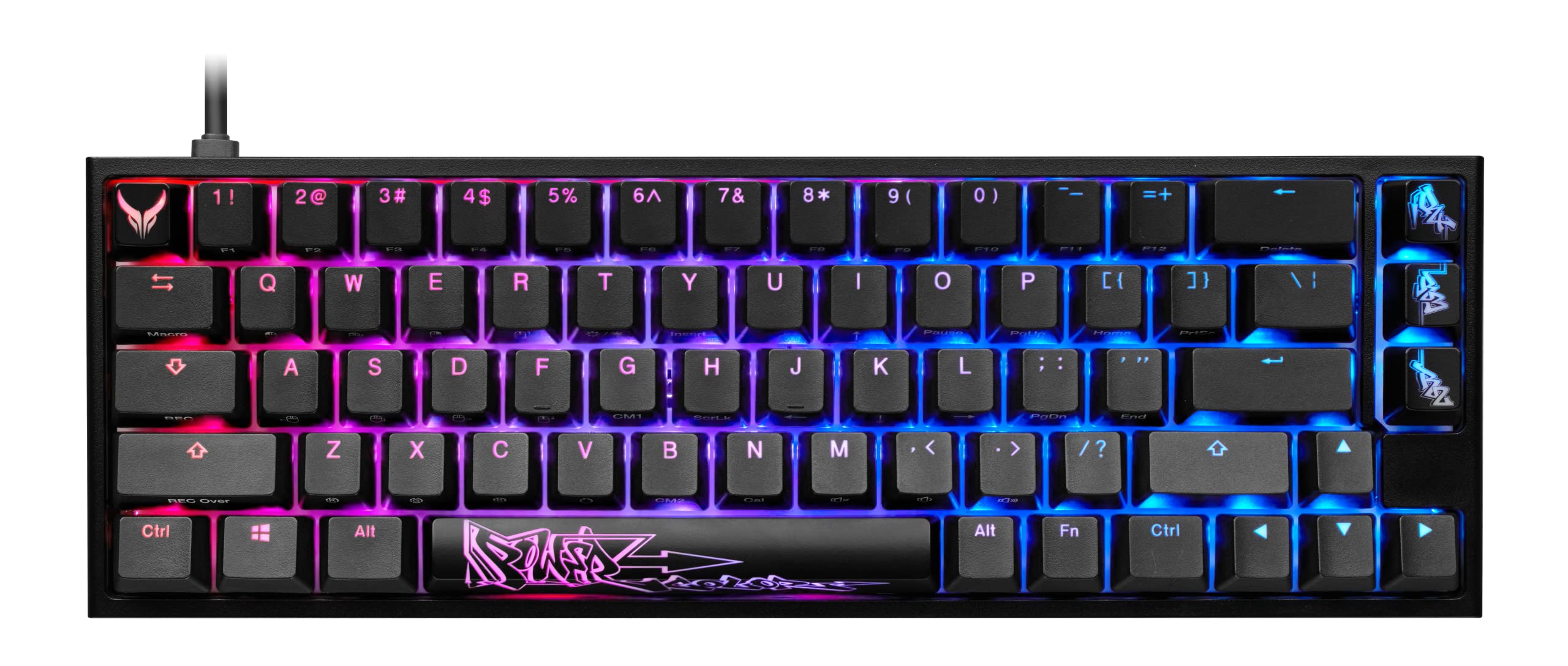 Powercolor Usb C X Ducky One 2 Sf Rgb Mechanical Keyboard With Kailh Brown Switches