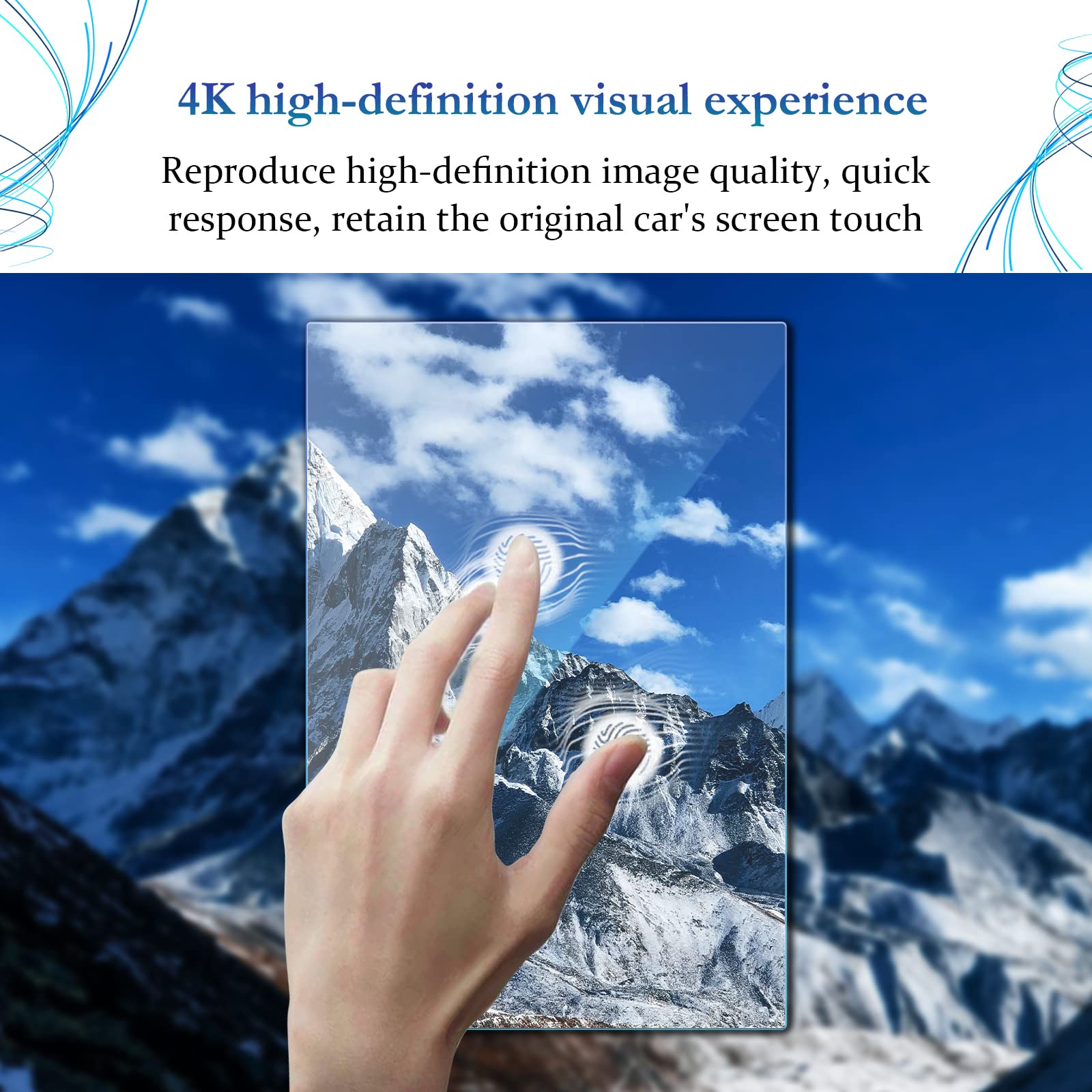 Sktu 2019 2025 Ram 1500 2500 3500 Screen Protector For Ram 12 Inch Uconnect Navigation 2024 2025 Ram Accessories Anti Scratch High Clarity