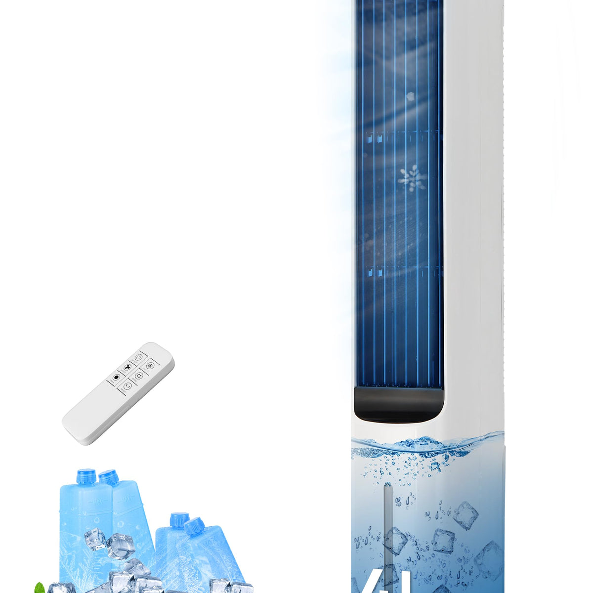 Uthfy 41 Inch Portable Air Conditioners, 3-In-1 Swamp Cooler With 120 ...