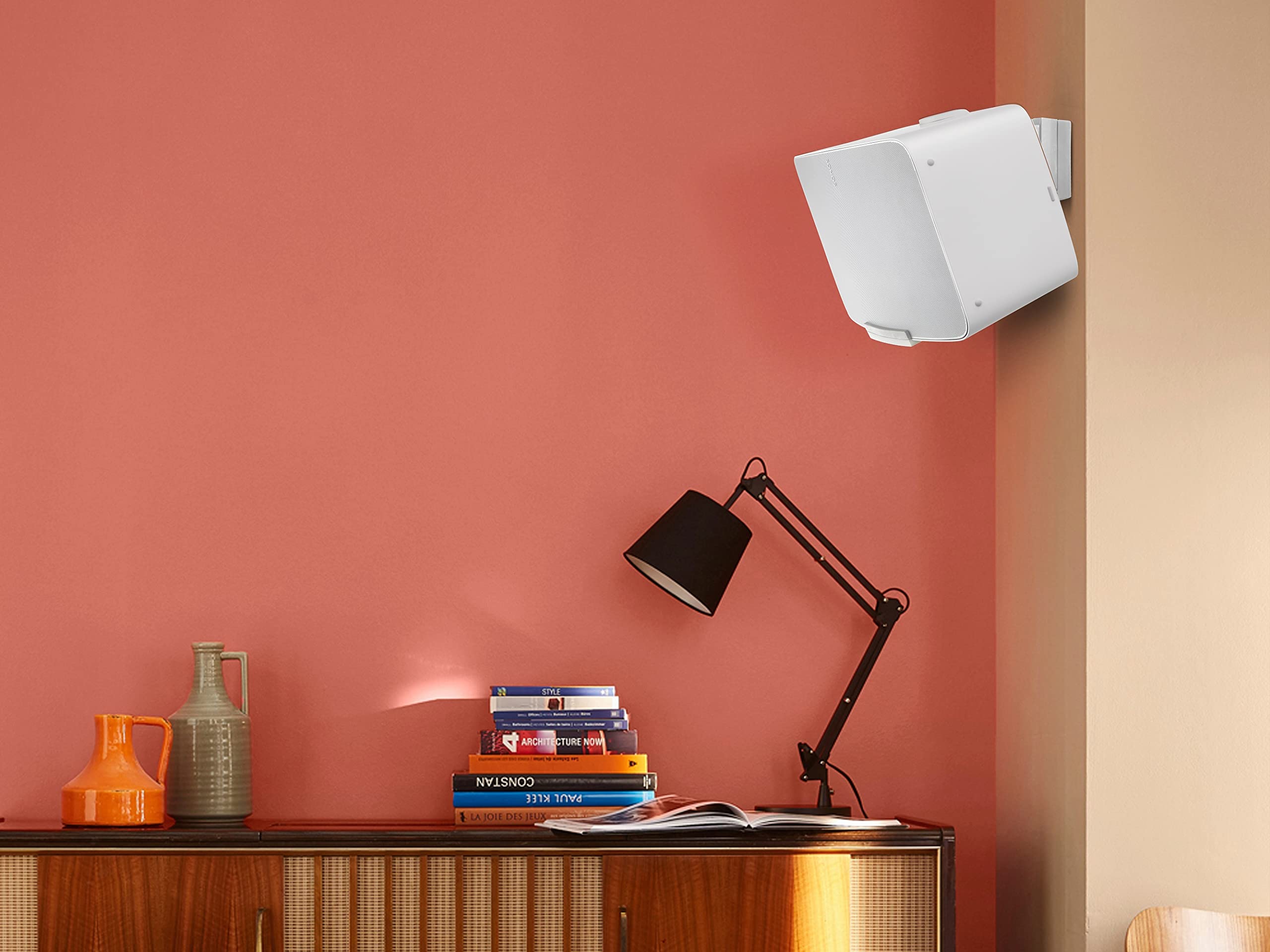 Flexson Wall Mount For Sonos Five   Each (White)