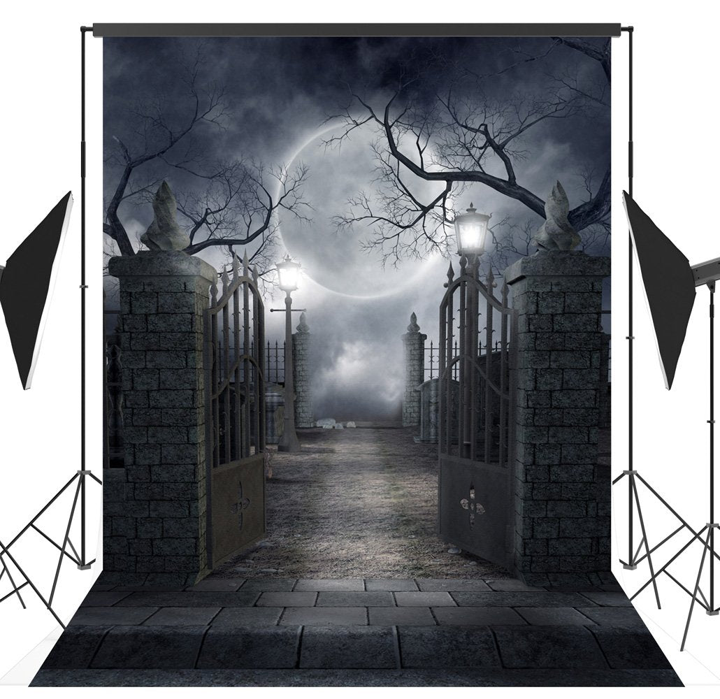 Ouyida 5X7Ft Halloween Theme Pictorial Cloth Customized Photography Backdrop Background Studio Prop Tp17A