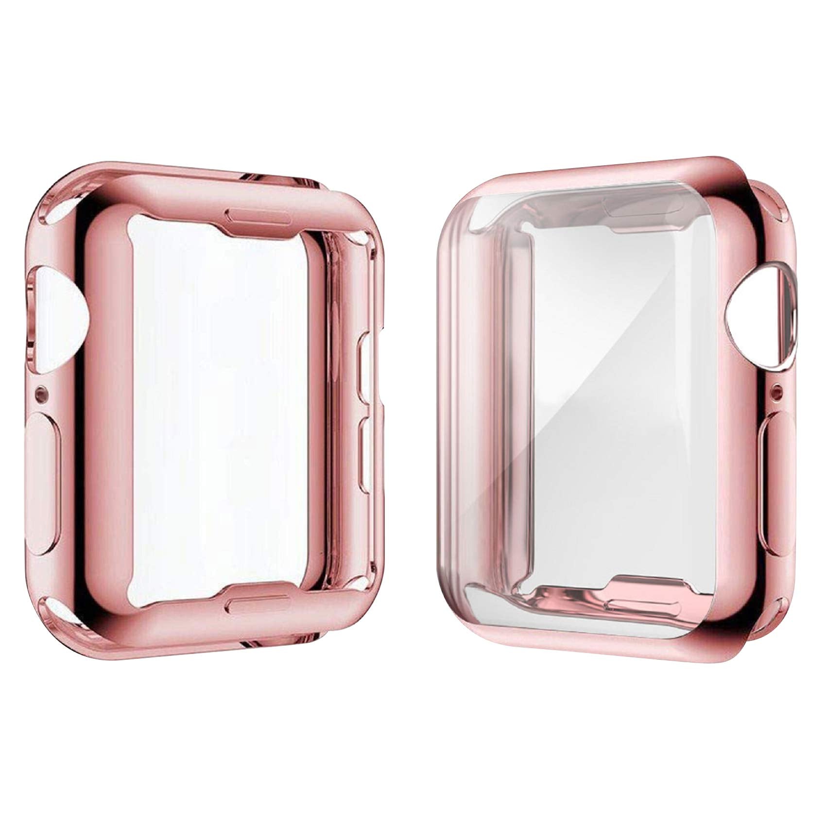 Julk [2 Pack] 40Mm Case For Apple Watch Se 2023 / Series 6 / Se/Series 5 / Series 4 Screen Protector, Overall Protective Case Tp