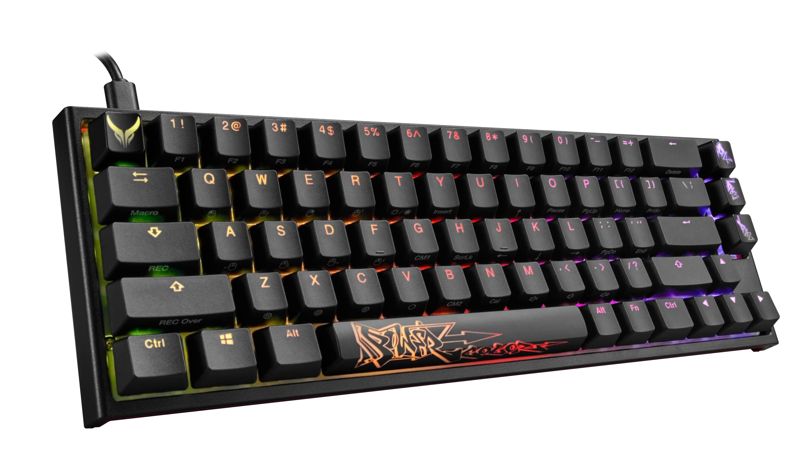 Powercolor Usb C X Ducky One 2 Sf Rgb Mechanical Keyboard With Kailh Brown Switches