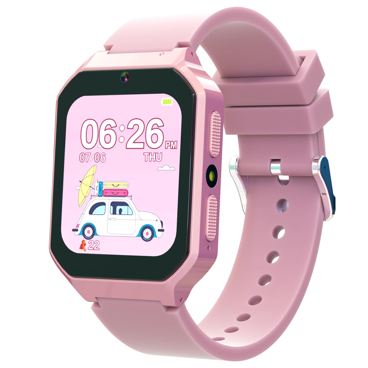 Spodus Kids Smart Watch Girls 5 7 Girls Watch With 26 Games Kids Pedometer Watch With Learning Card Audio Book Camera Player Cal