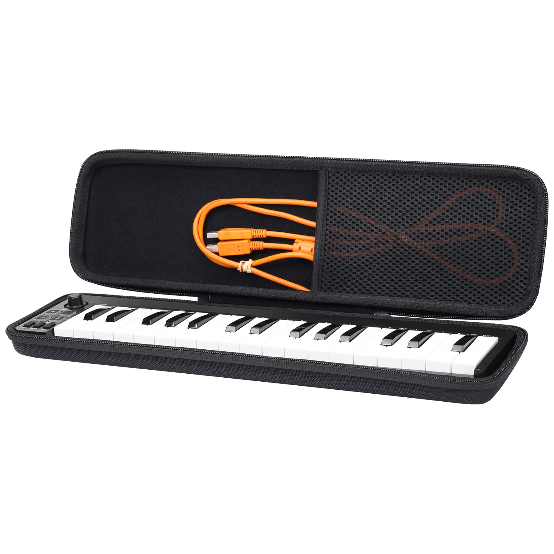 Khanka Hard Travel Case Replacement For M Audio Keystation Mini 32 Mk3 Ultra Portable 32 Key Usb Midi Keyboard Controller, Case
