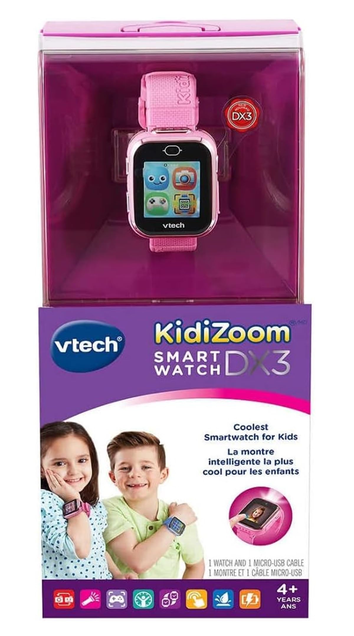 Vtech Kidizoom Smartwatch Dx3 Pink