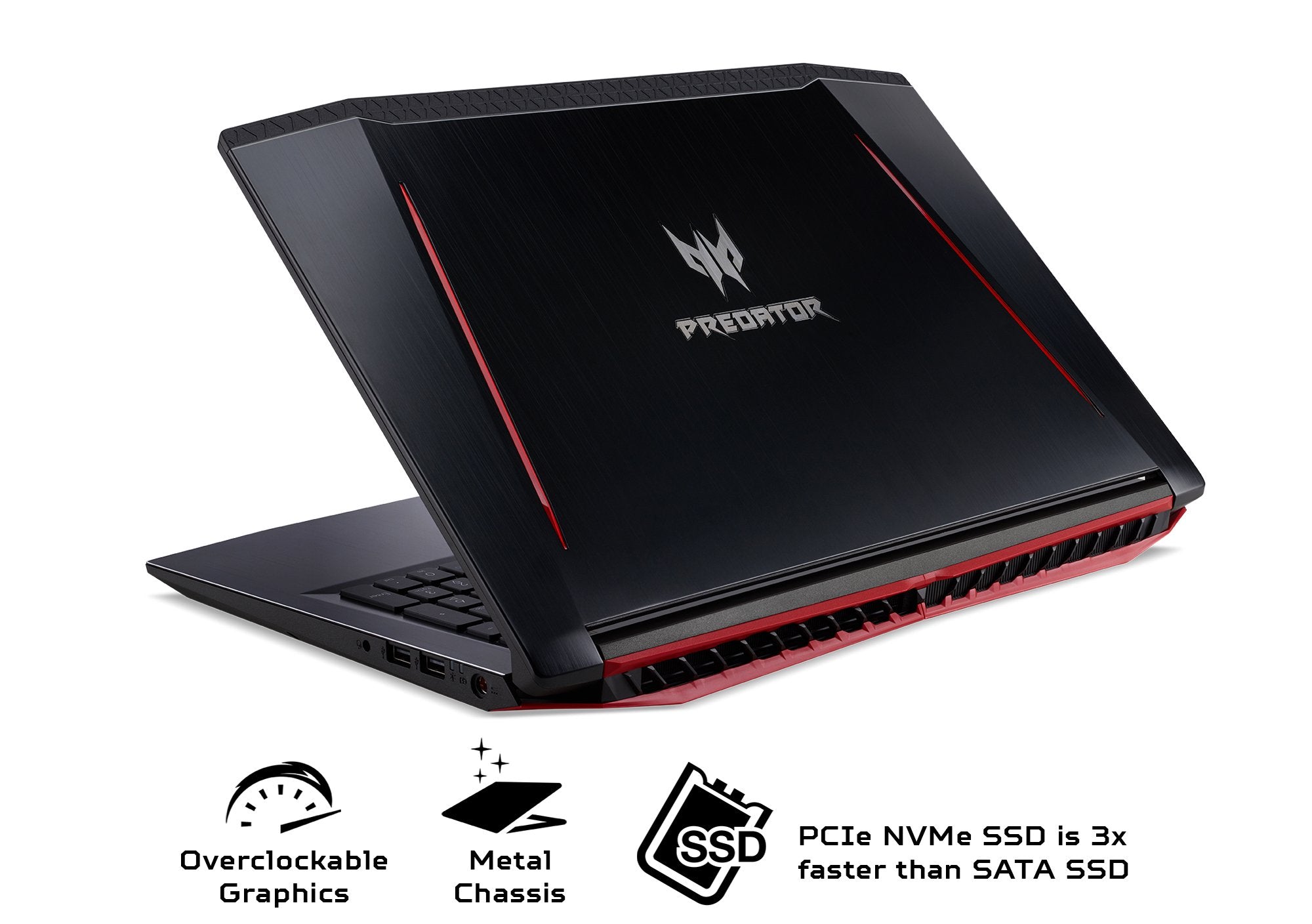 Acer Predator Helios 300 Gaming Laptop Pc, 15.6'' Fhd Ips W/ 144Hz Refresh, Intel I7 8750H, Gtx 1060 6Gb, 16Gb Ddr4, 256Gb Nvme
