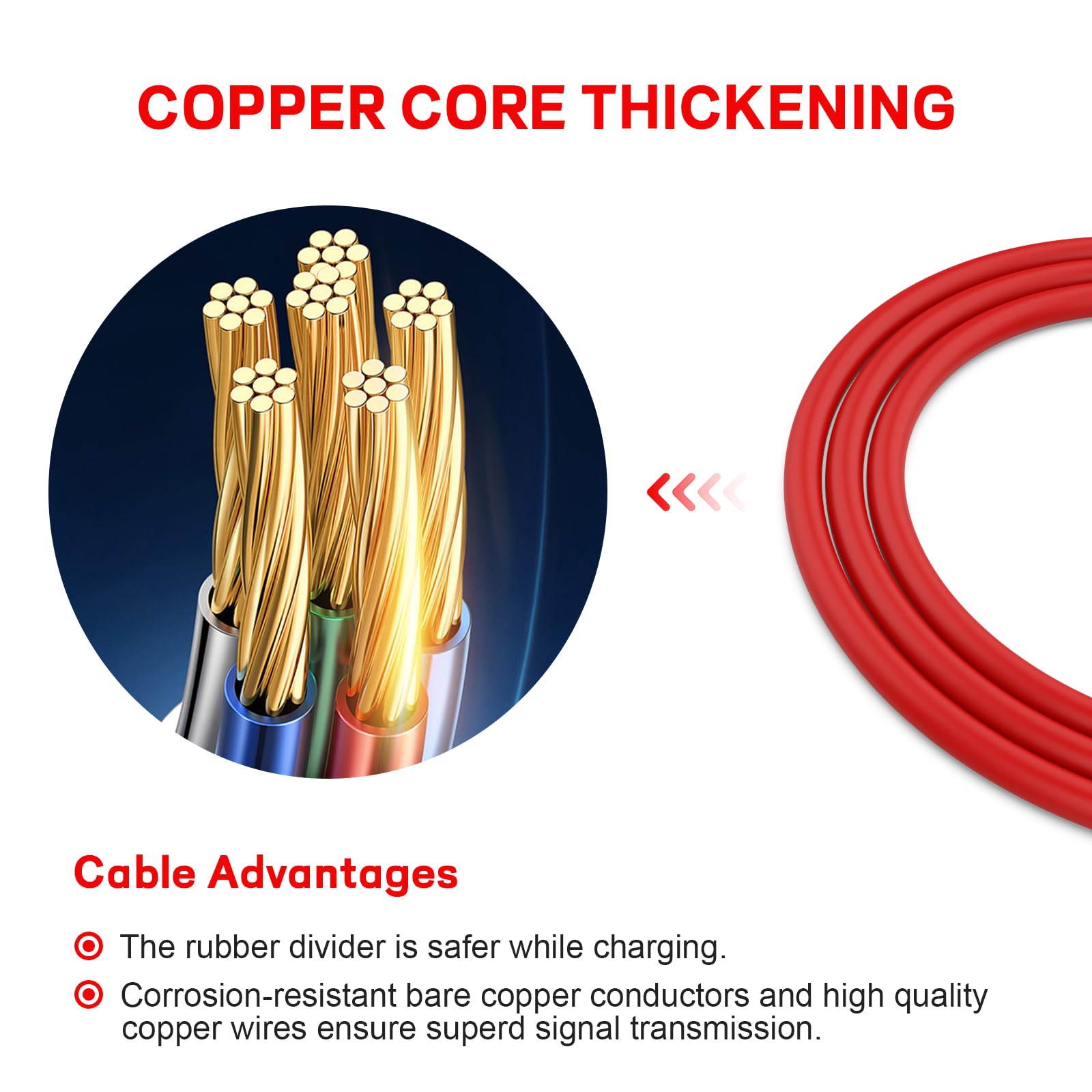 Replacement Ofc Usb Charge Cable Cord Compatible With Beats By Dr Dre Studio2.0 Studio3.0 Solo3.0 Solo2.0 Wireless Headphones