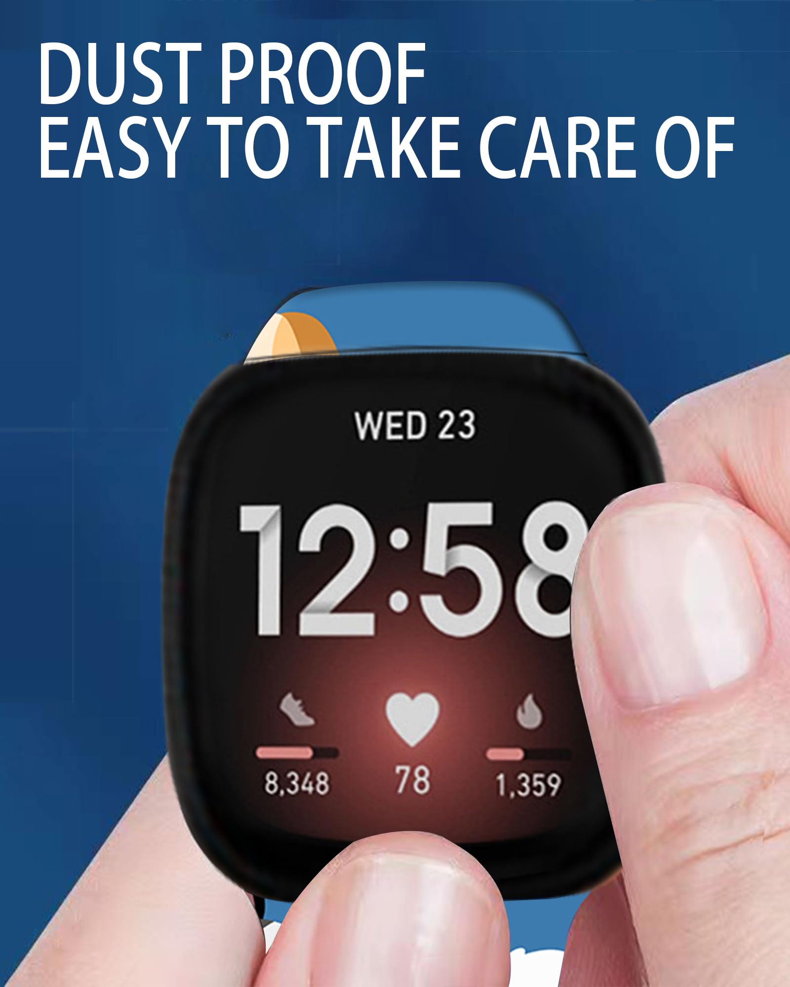 Lnzlking Sport Band For Versa 4/Versa 3/Sense 2 Smart Watch, Elastic Replacement Wristbands (Cute Dog Puppy)