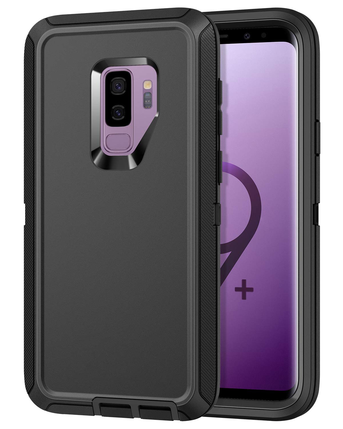 I Honva For Galaxy S9 Plus Case Shockproof Dust/Drop Proof 3 Layer Full Body Protection [Without Screen Protector] Rugged Heavy
