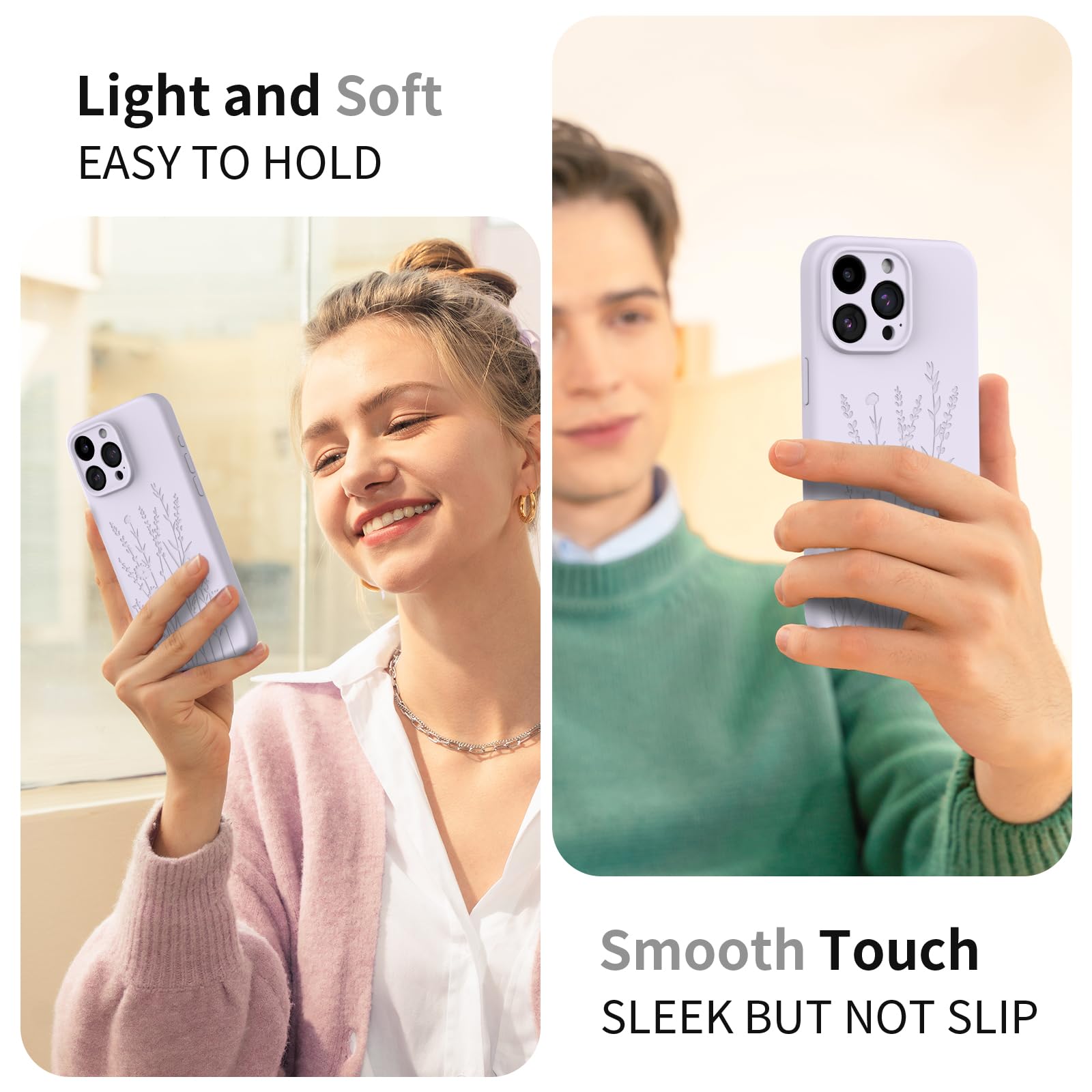 Magnetic Case Compatible With Iphone 16 Pro Max Case, Compatible With Magsafe, Camera Protection, Cute And Durable Liquid Silico