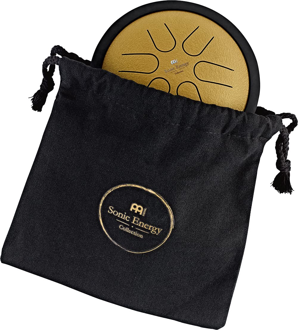 Meinl Sonic Energy Mini Steel Tongue Drum 6 Notes 6'' With Mallets, Bag   Sound Healing Instrument For Musical Education, Medita