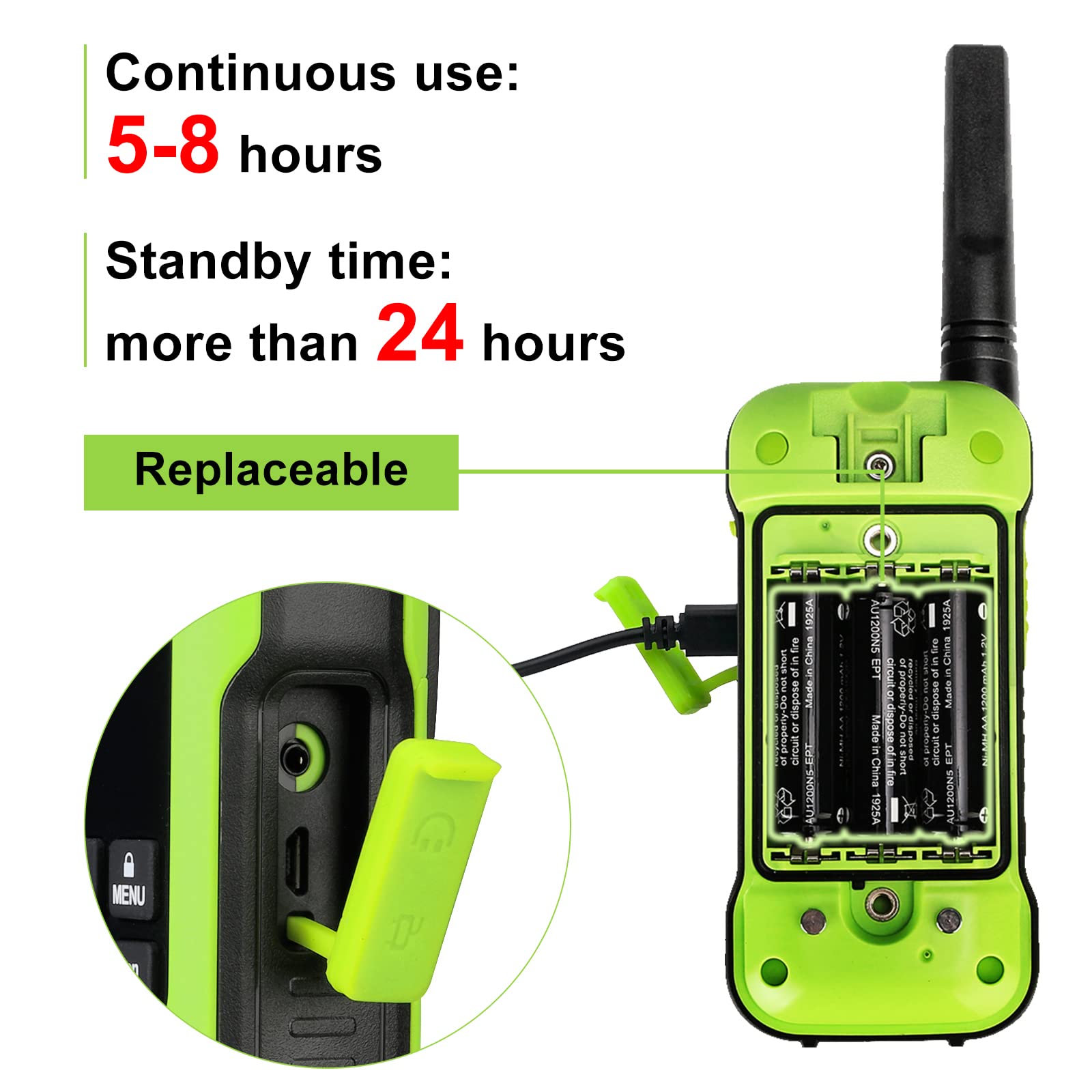Retevis Rt49P Waterproof Walkie Talkies, Ip67 Floating 2 Way Radio, Noaa Walkie Talkie, 1200Mah Rechargeable Aa Batteries, Sos Flashlight Two Way Radio For Skiing Kayaking 2 Pcs
