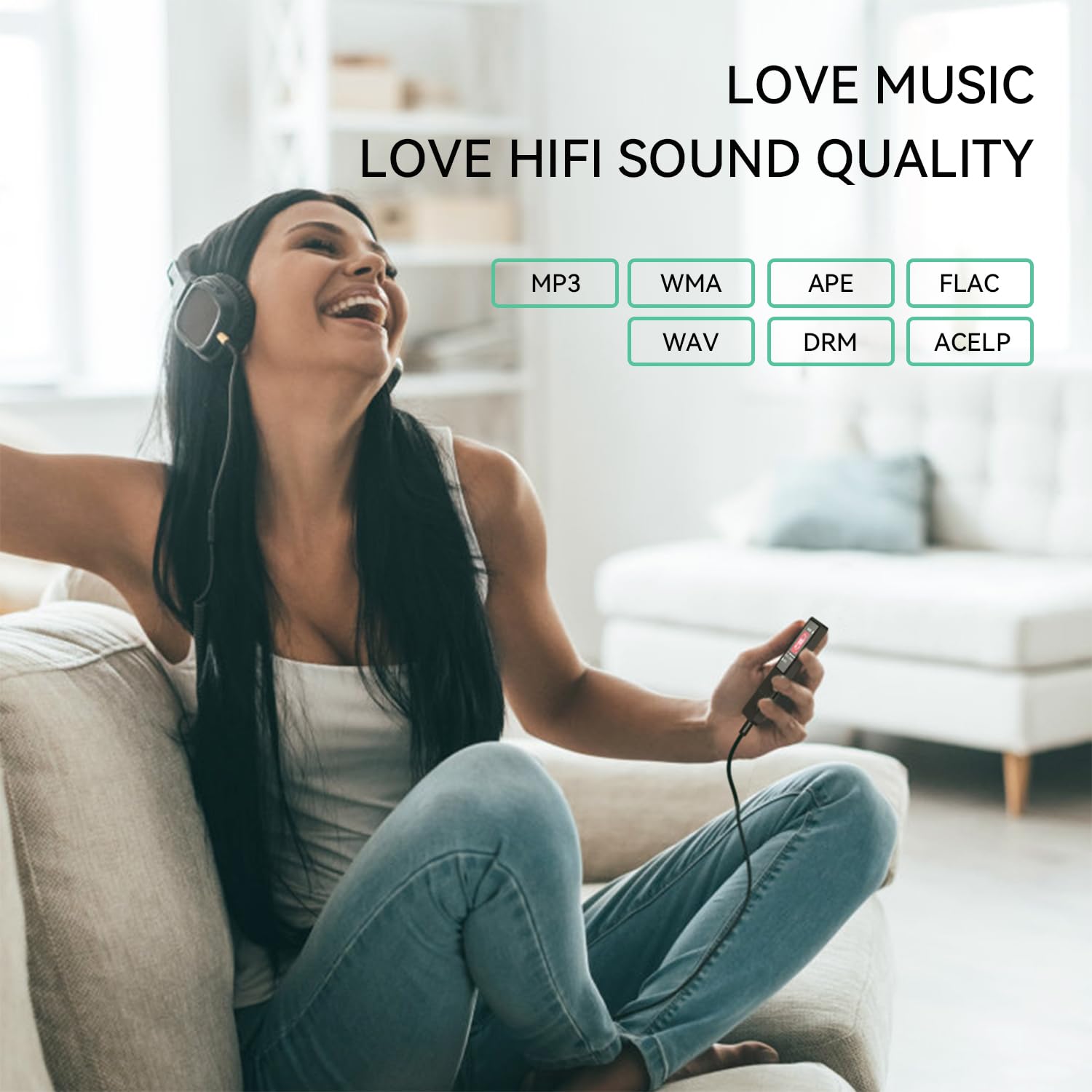 Agptek A02X 32Gb Mp3 Player With Bluetooth 5.3, 1.8 Inch Screen Portable Music Player With Speaker, Fm Radio, Voice Recorder, Su