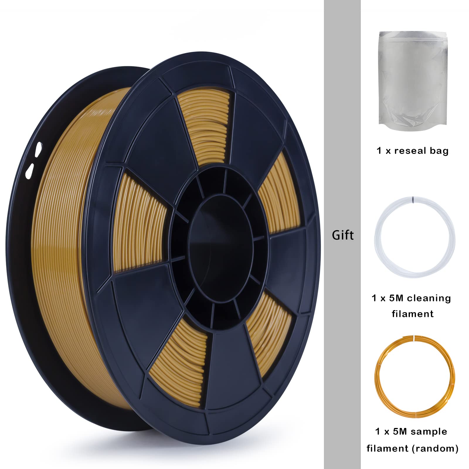 Ziro Pla Filament 1.75Mm,3D Printer Filament Pla Pro Basic Color Series 1.75Mm 1Kg(2.2Lbs), Dimensional Accuracy +/- 0.03Mm,Brow