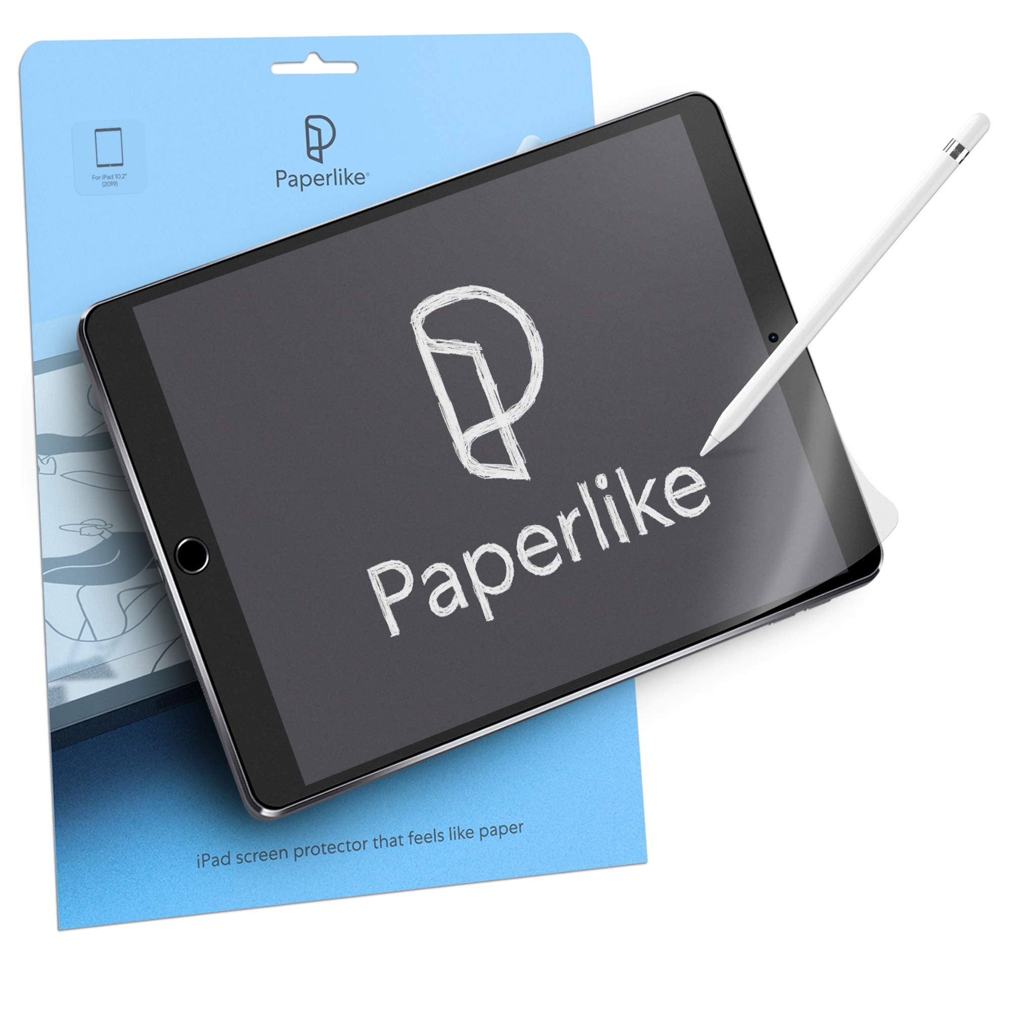 Paperlike 2.0 (2 Pieces) For Ipad 10.2'' (2019/20/21)   Screen Protector For Drawing, Writing, And Note Taking Like On Paper