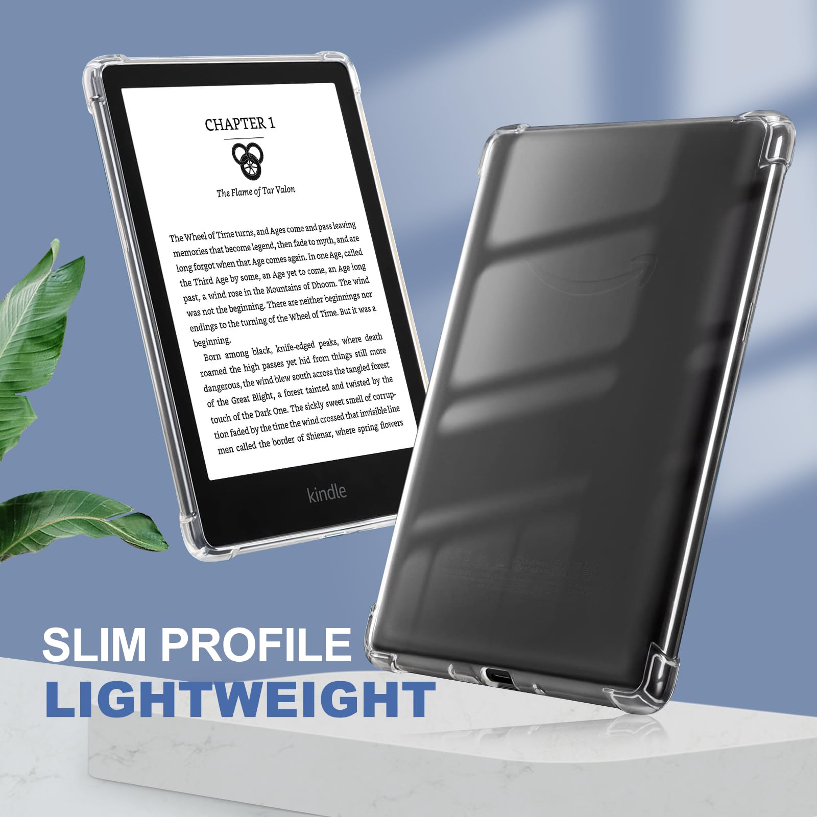 Jvkzaen Clear Case For 6'' Kindle 11Th Generation 2022 (Not Fit Kindle Paperwhite/Oasis),Ultrathin Slim Soft Flexible Silicone T