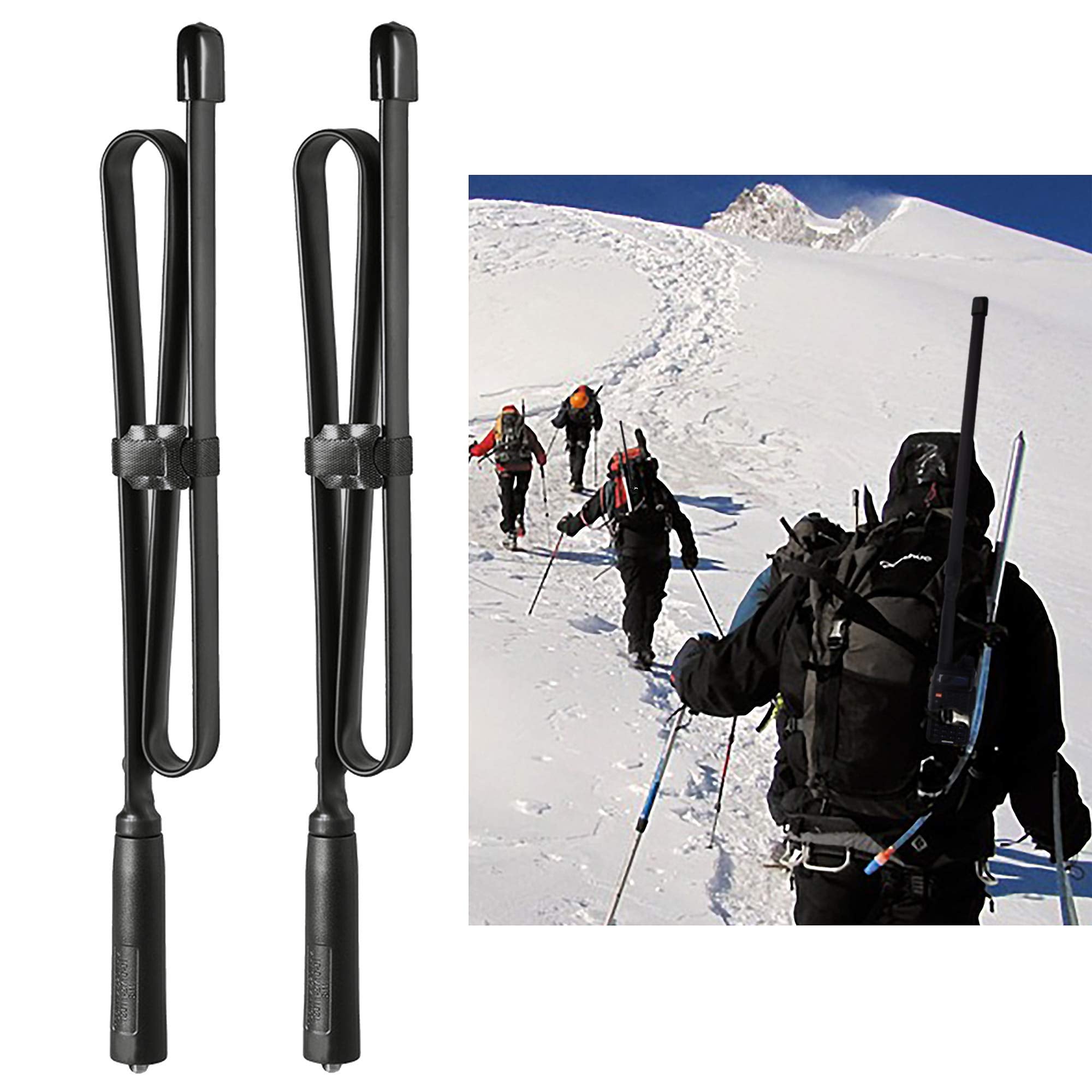 Bingfu Foldable Cs Tactical Sma Female Ham Radio Antenna 2 Pack Dual Band Vhf Uhf 136 520Mhz 31 Inch Antenna For Kenwood Baofeng