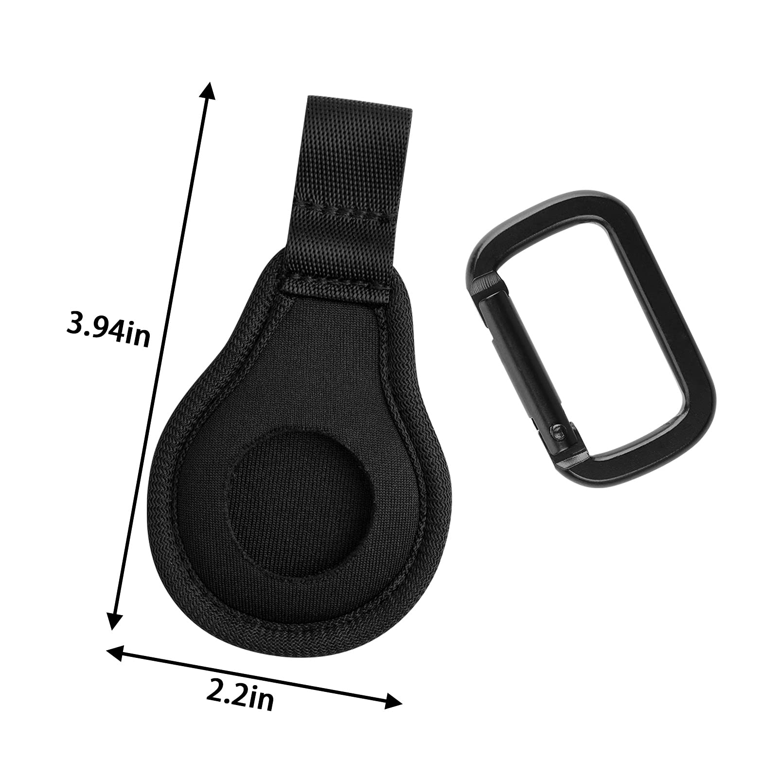 Xxerciz Neoprene Protective Case For Bushnell Wingman/2 Golf Gps Speaker Button, Carabiner Anti Lost Holder