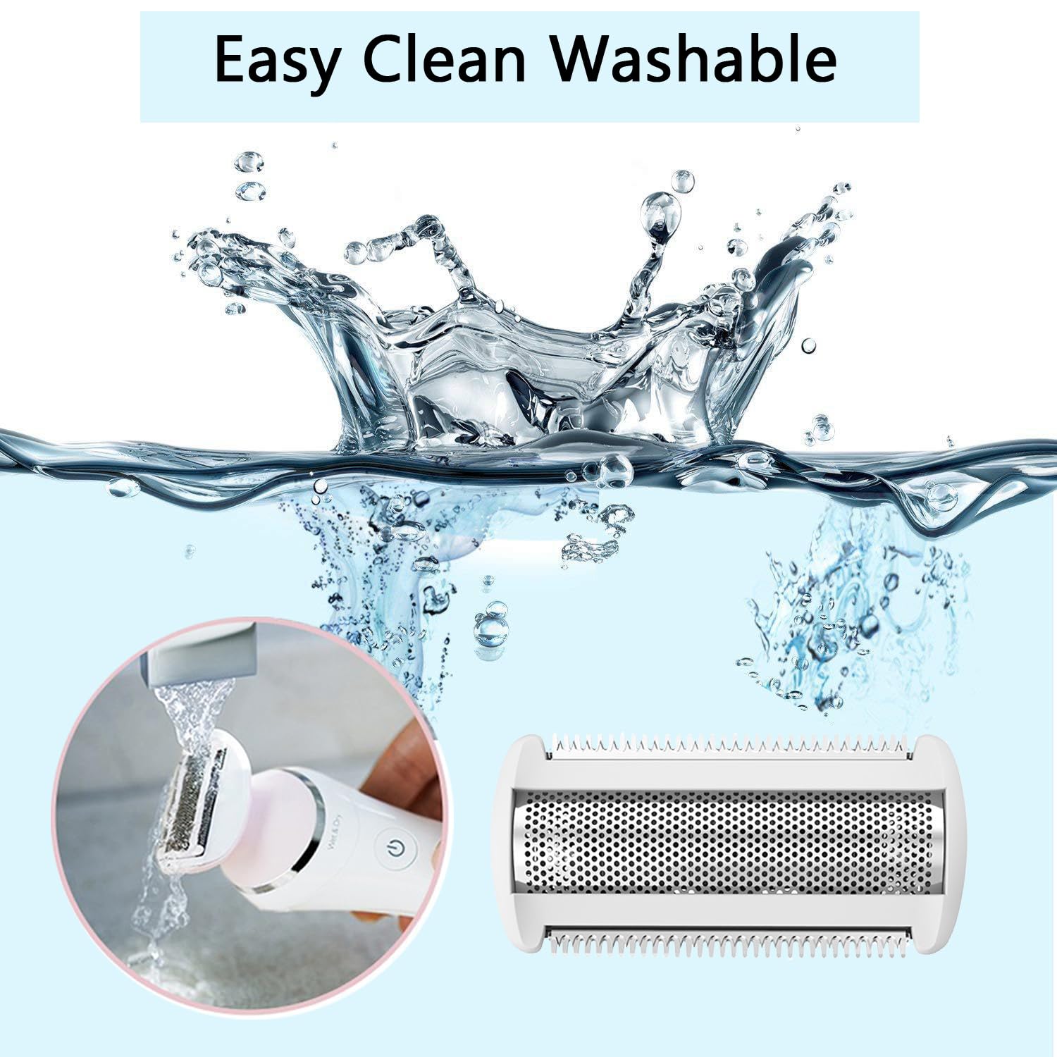 Movelove Brl130 Brl140 Brl126 Replacement Foil Head For Philips Women Trimmer Shaver Brl130 Brl140 Brl126/136/146 Bre620 640 650