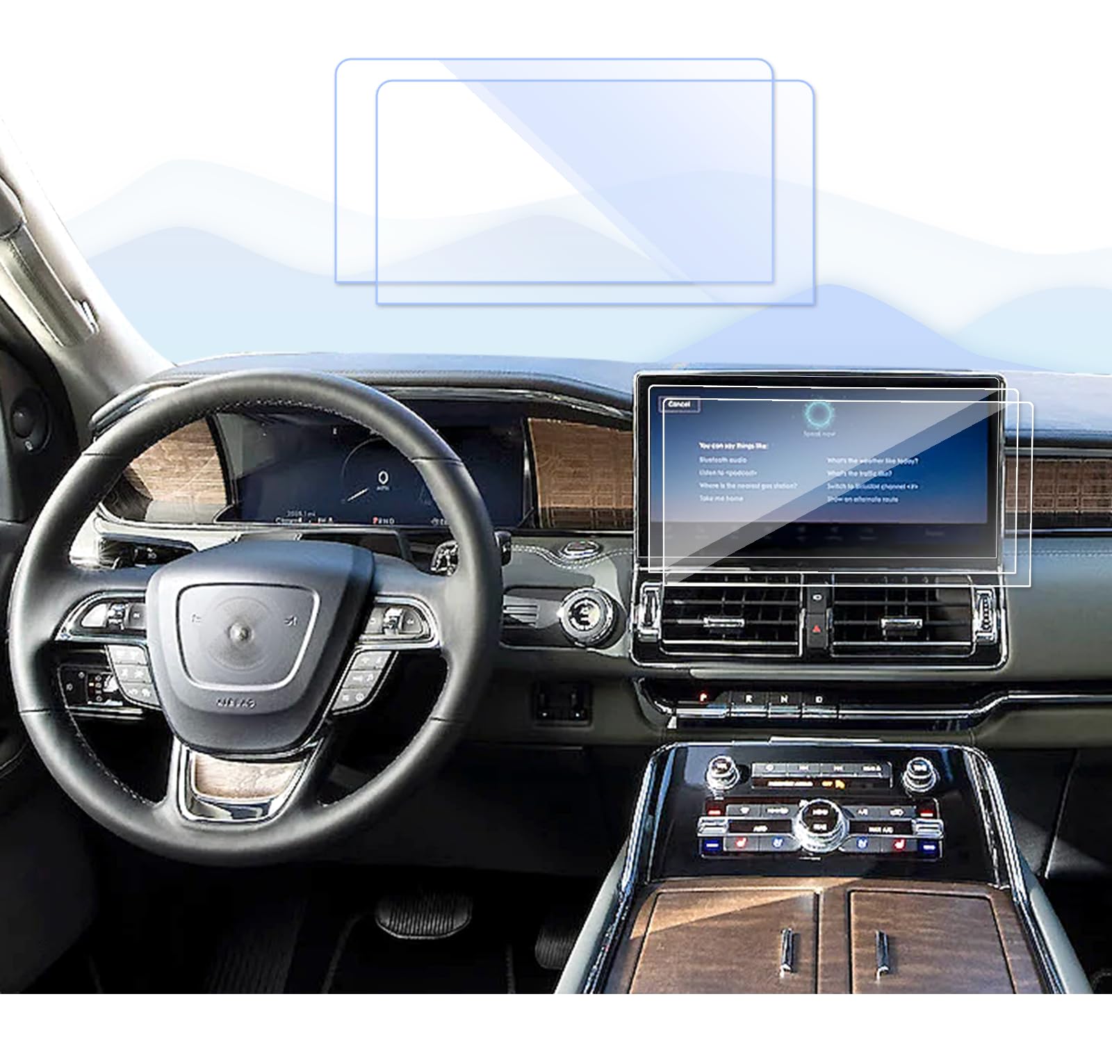 Ufgdsha 2 Pack For 2023 Lincoln Aviator Screen Protector For 2023 Lincoln Aviator Accessories 2020 2023 2024 Lincoln Aviator 10.