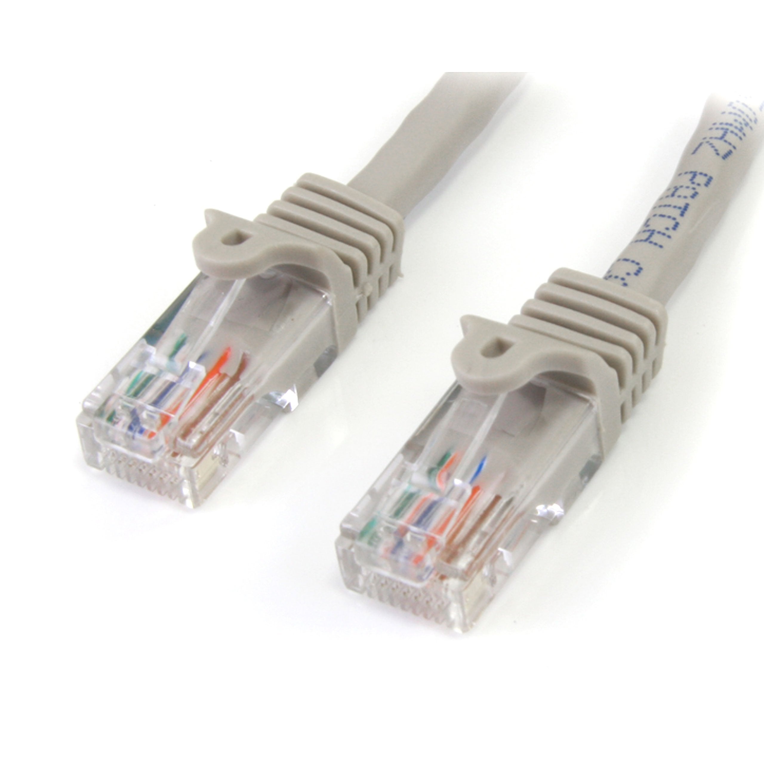Startech.Com Cat5E Ethernet Cable   3 Ft   Gray  Patch Cable   Snagless Cat5E Cable   Short Network Cable   Ethernet Cord   Cat 
