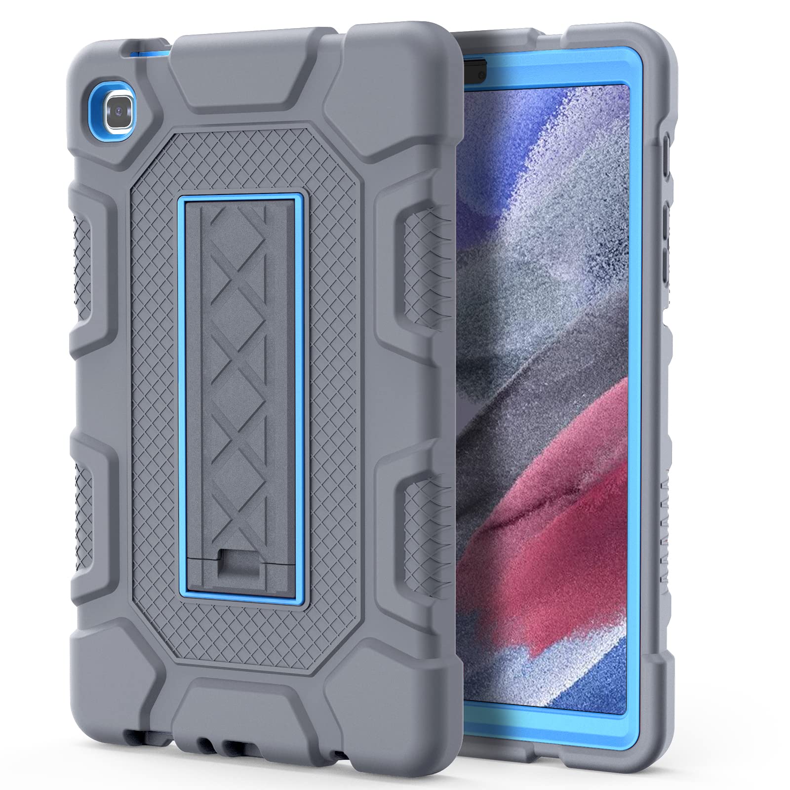 Azzsy Case For Samsung Galaxy Tab A7 Lite 8.7 Inch 2021 (Sm T220/T225), Slim Heavy Duty Shockproof Rugged High Impact Protective