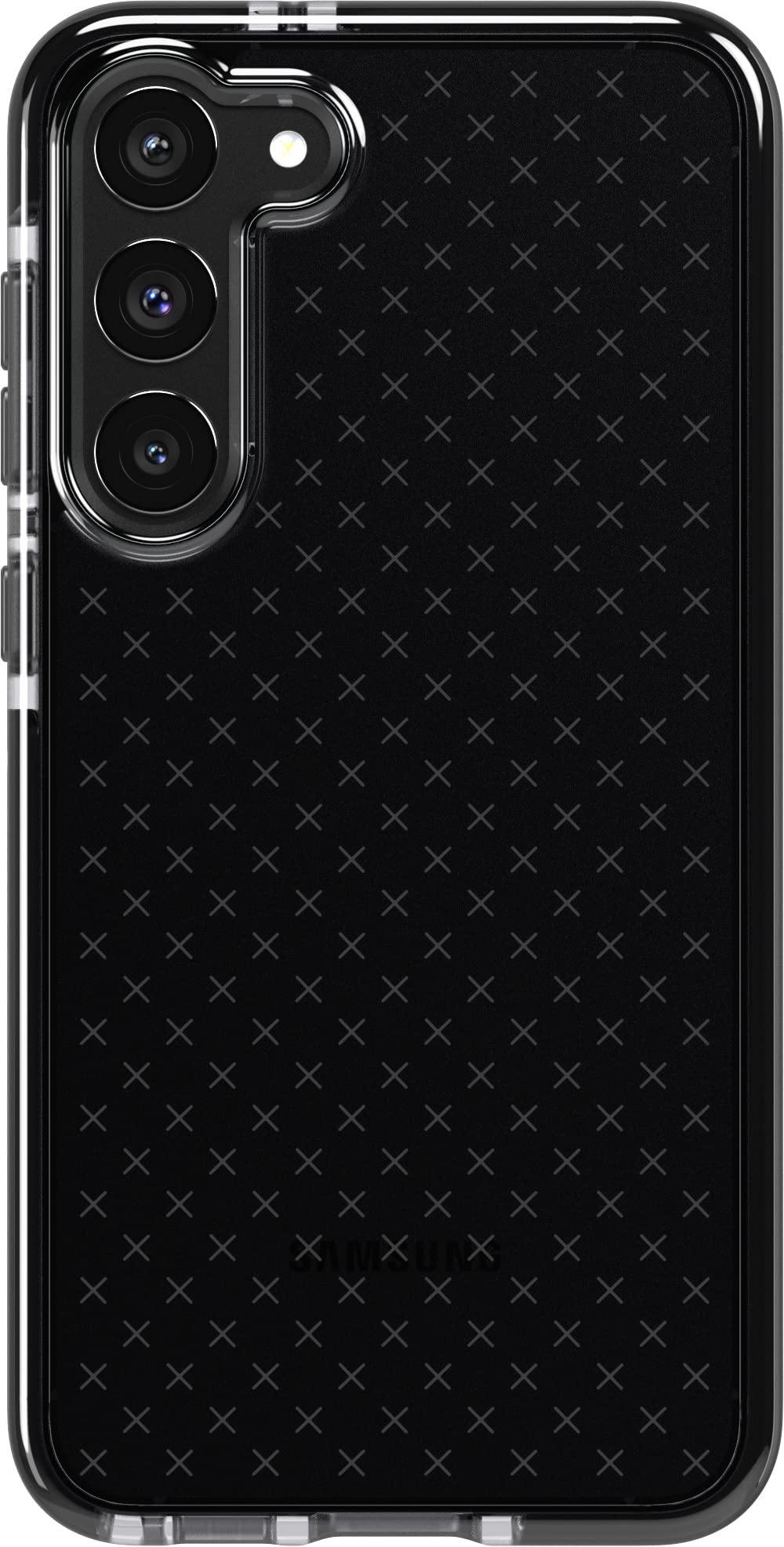 tech21 Evo Check for Samsung Galaxy S23 Plus - Smokey Black 16ft Drop Protecion Shockproof Shock-Resistant and Scratch-Resistant Phone Case