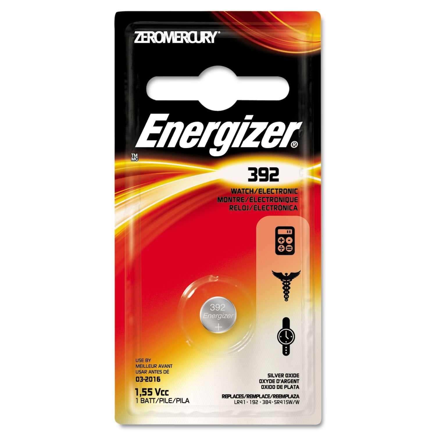 Energizer Silver Oxide #392 1.5 Volt (Each)