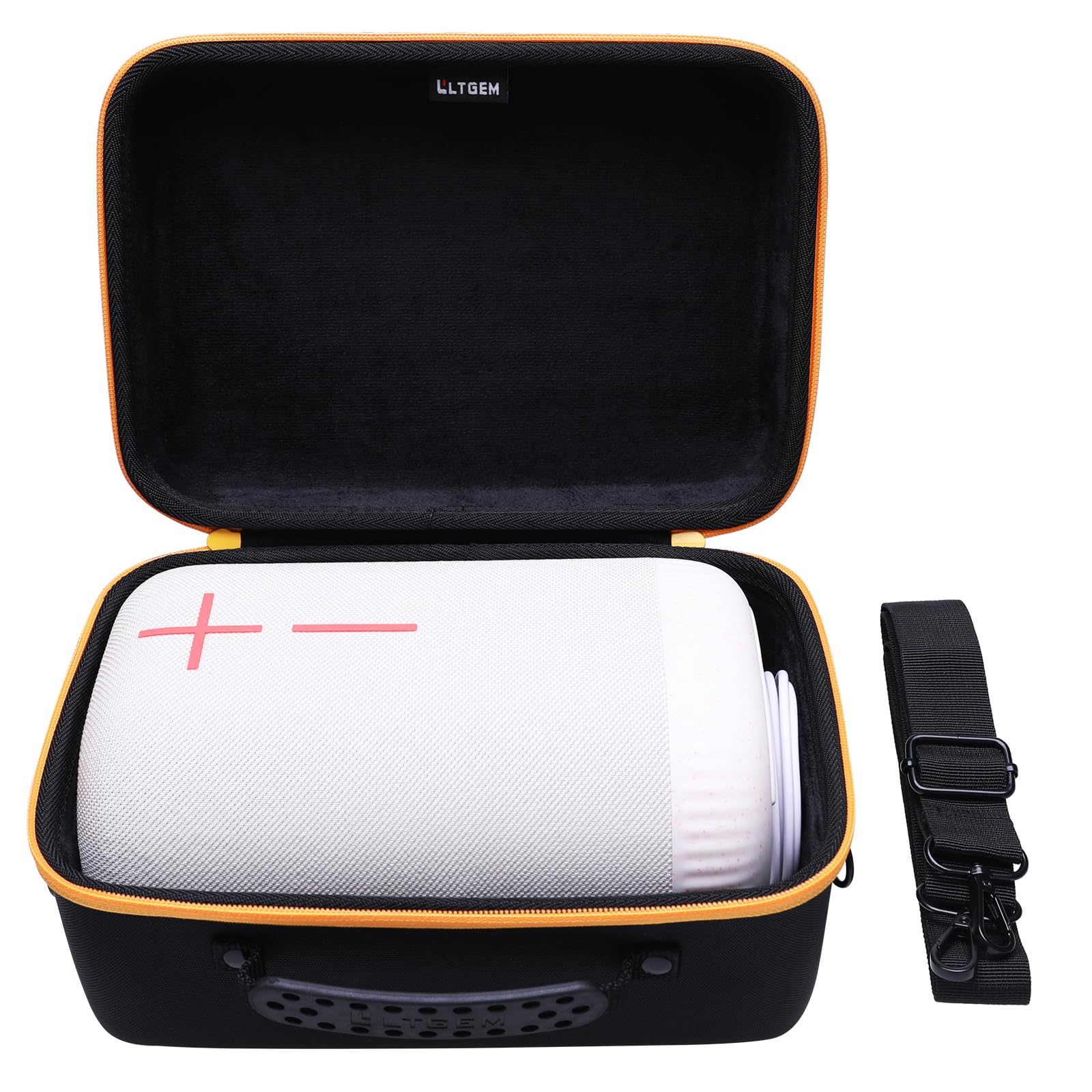 LTGEM Case Compatible with Ultimate Ears EPICBOOM Portable Speaker with Shoulder Strap, Black