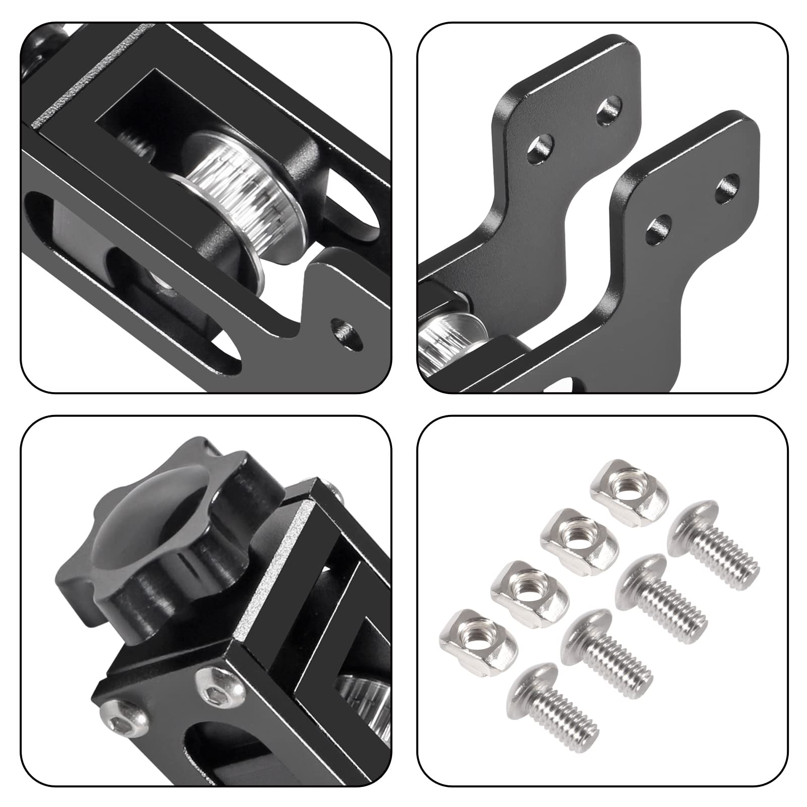 Aediko Upgrade 2020 Profile X Axis Synchronous Belt Stretch Straighten Tensioner For 3D Printer Parts