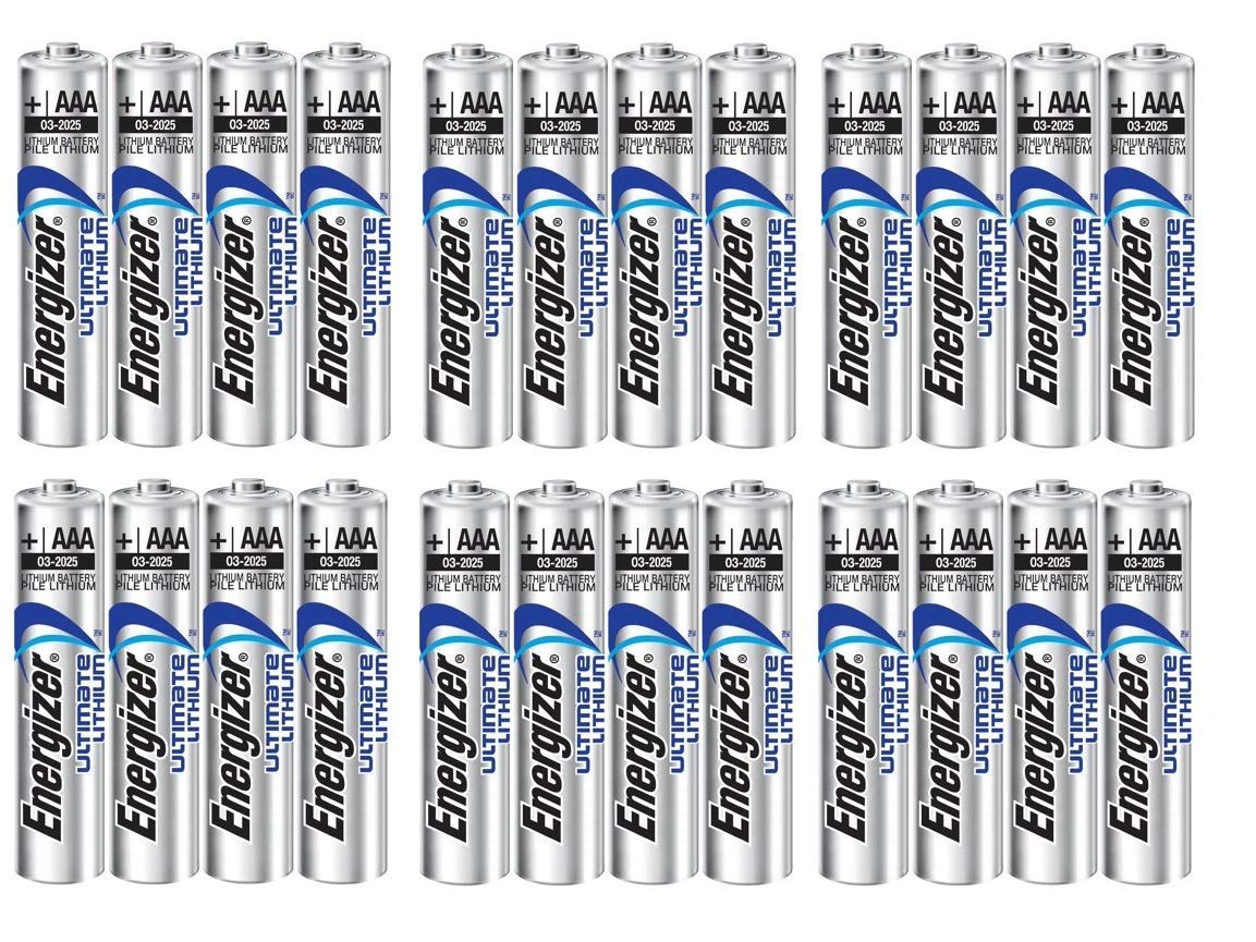 24 X Aaa Energizer Ultimate Lithium (L92) Batteries