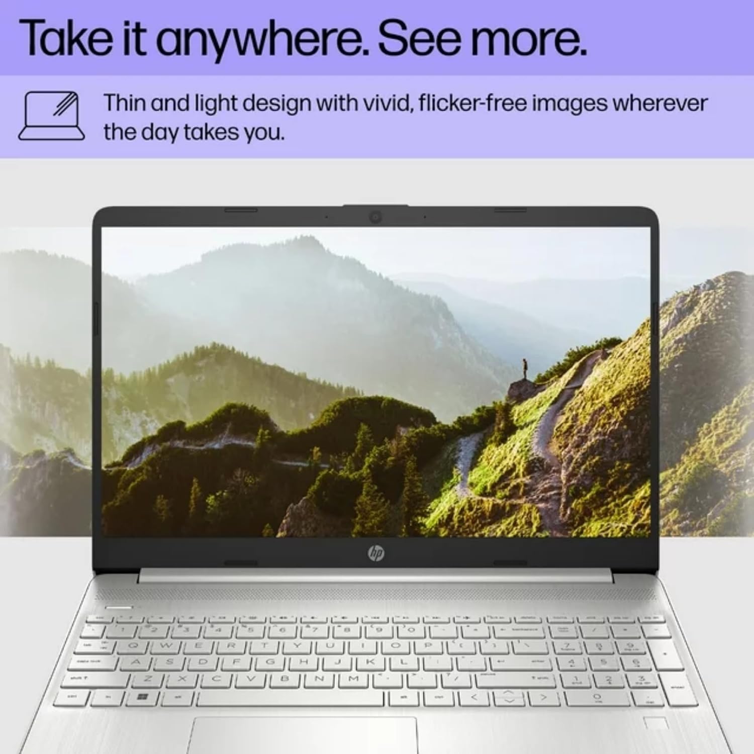 Hp 2024 Newest Laptop | Core I3 1215U 6 Core Processor | Fingerprint Reader | Windows 11 Pro | 15.6'' Fhd (1920X1080) Display, 1