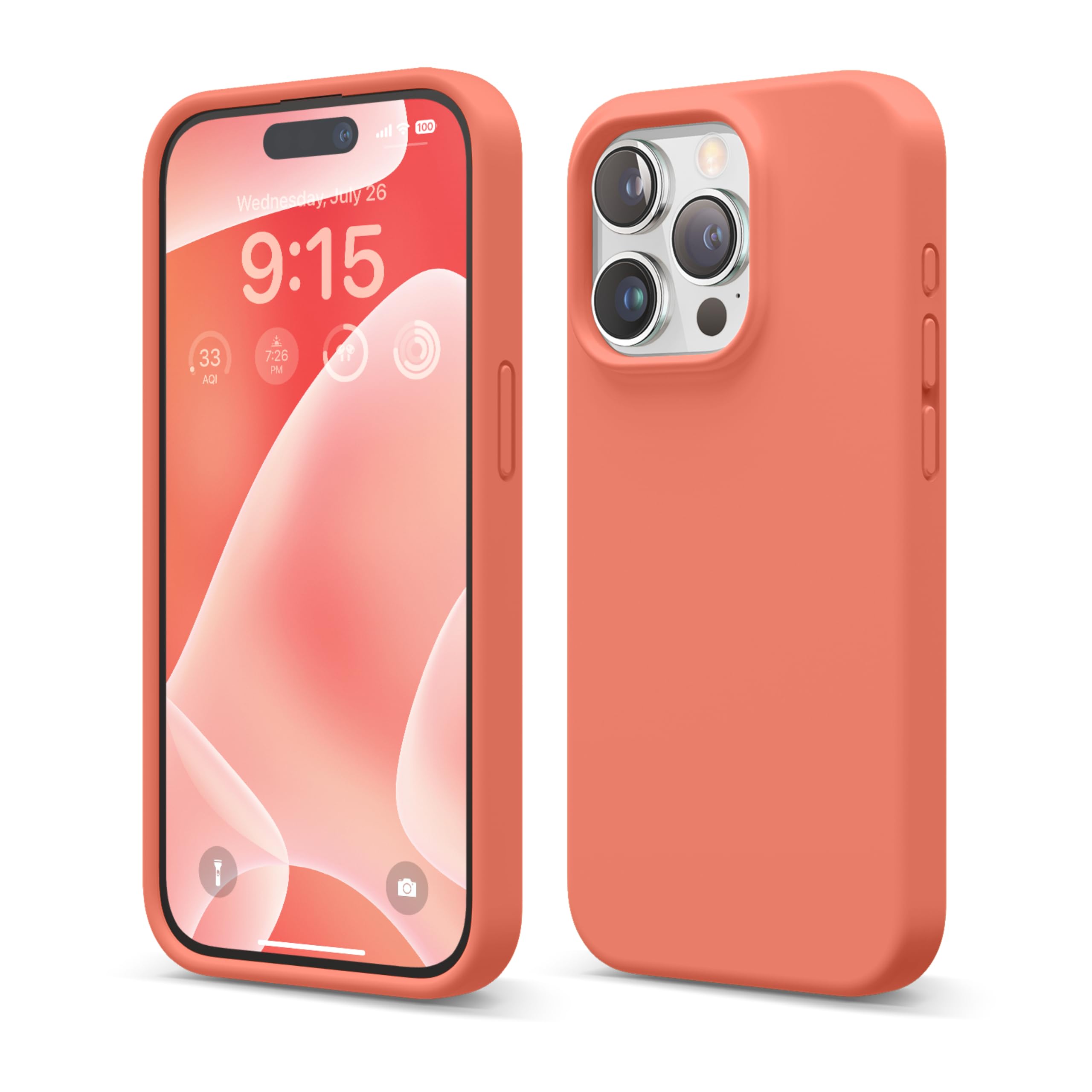 Elago Compatible With Iphone 15 Pro, Liquid Silicone Full Body Protective Case, Shockproof Soft Microfiber Lining Anti Scratch 6
