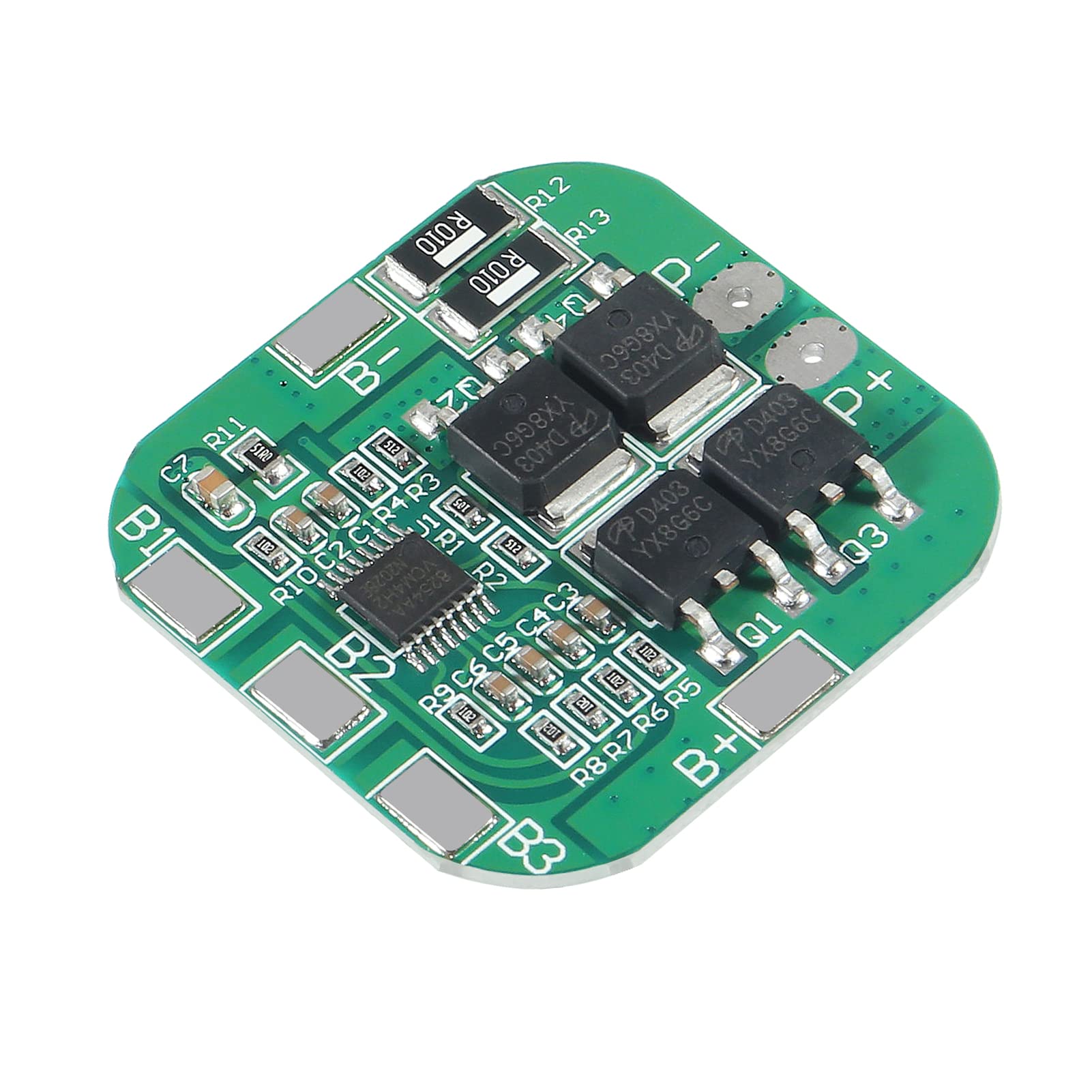 4Pcs 4S 14.8V/16.8V Bms 18 650 Lith Ium Battery Protection Board Charger Protection Module With Overcharge/Over Discharge/Over C