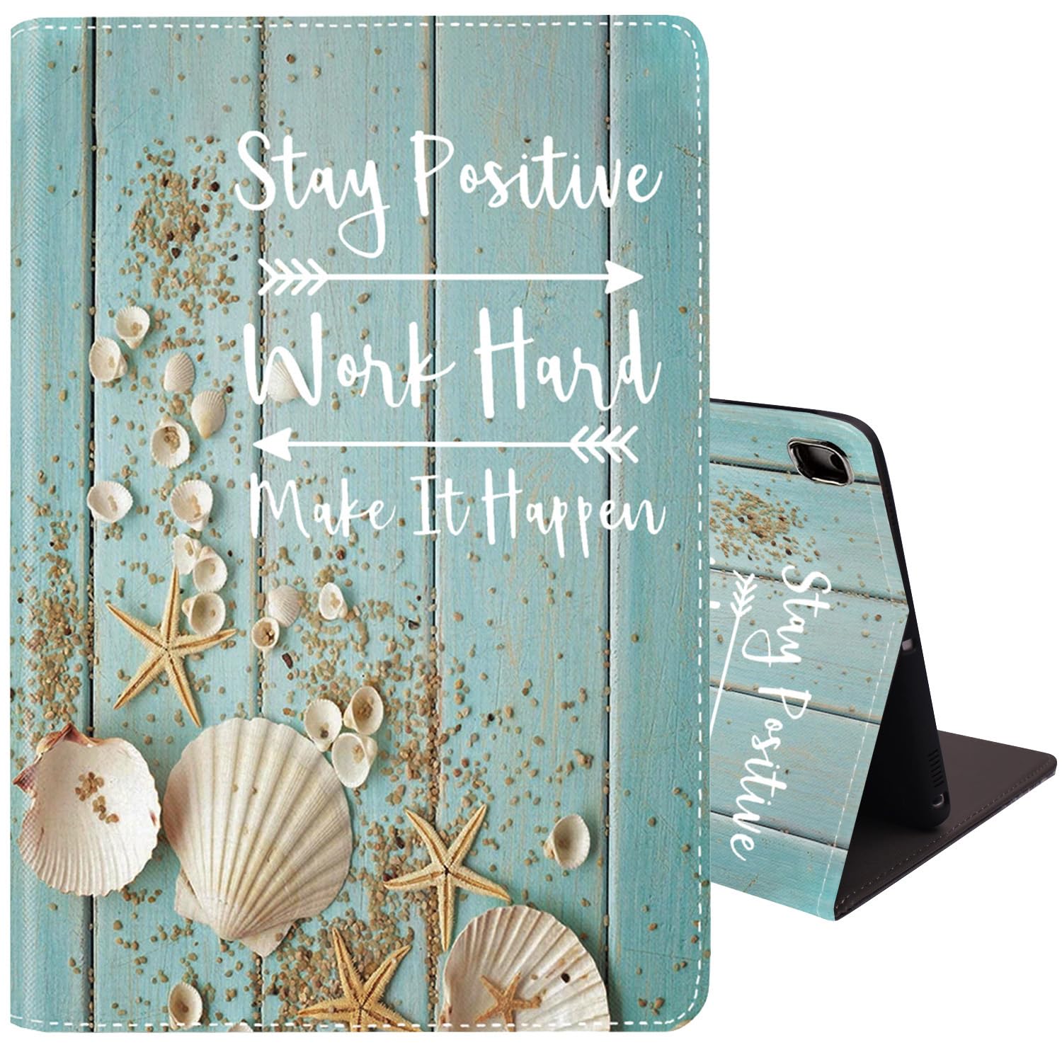 Case for iPad 9th / 8th / 7th Gen(2021/2020/2019) 10.2/ iPad Air 10.5 2019 / iPad Pro 10.5, Leather Smart Case, Adjustable Stand