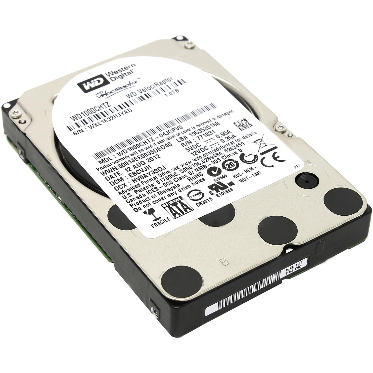 Western Digital Velociraptor 1TB 10K RPM SATA III 2.5-Inch Internal Hard Drive (WD1000CHTZ)