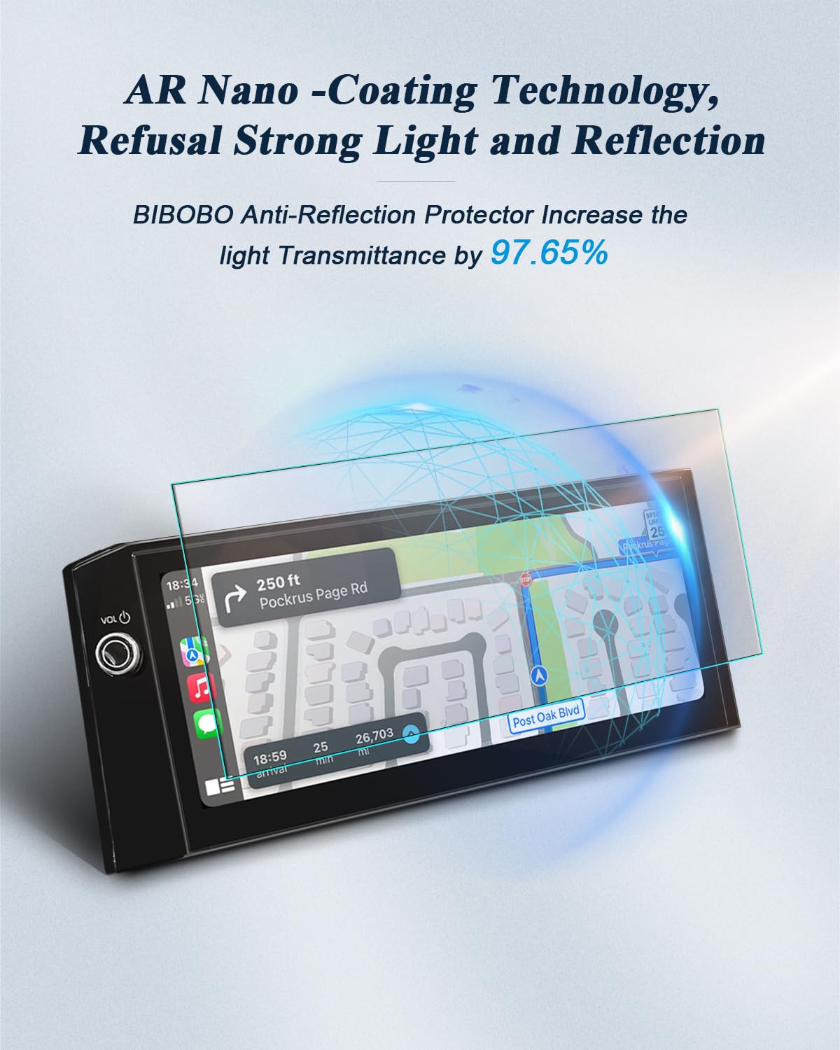 Bibibo 2Pcs For 2025 Toyota Camry Screen Protector 2025 Toyota Camry Xle/Xse 12.3'' Display [Anti Glare Anti Reflection Ultra Cl