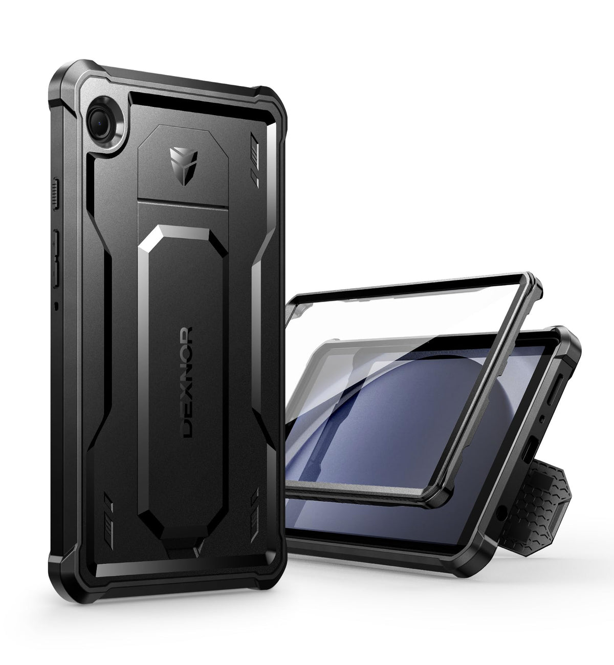 Dexnor Case For Samsung Galaxy Tab A9 8.7 Inch 2023, [Built In Screen Protector & Kickstand] Heavy Duty Shockproof Full Body Pro