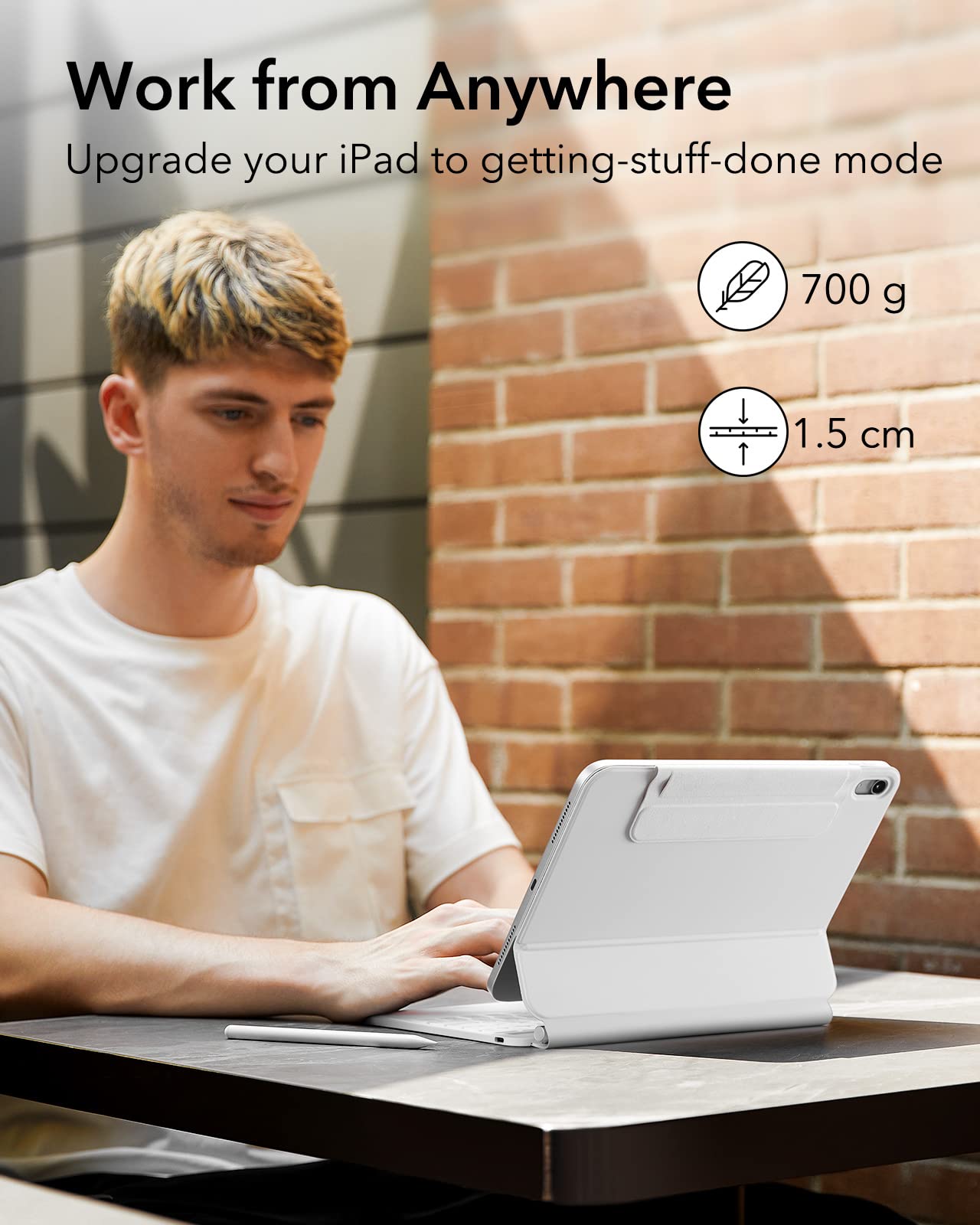 Esr Ipad Keyboard 10Th Generation, Magic Keyboard Case For Ipad 10Th Generation (2022), Ipad Keyboard Case With Floating Cantile