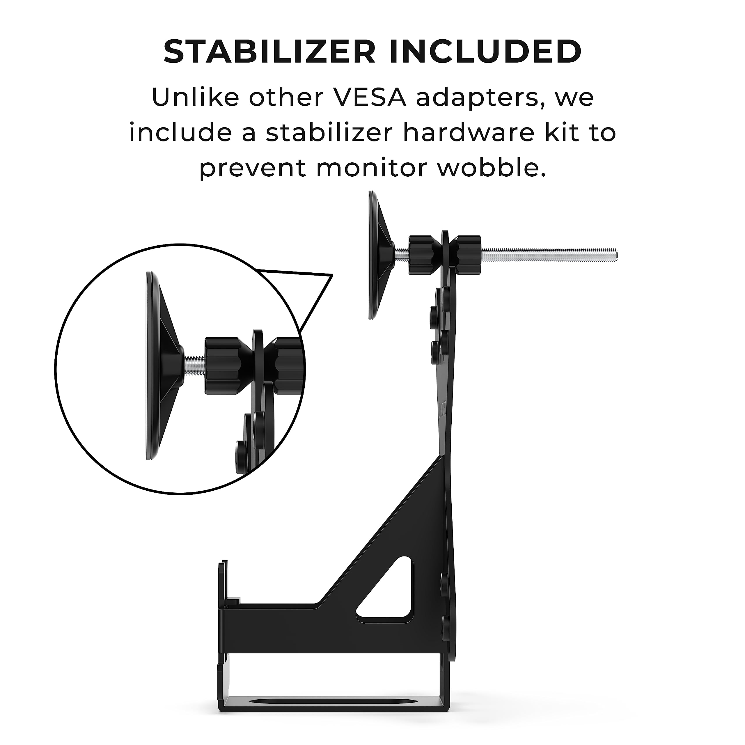 Humancentric Vesa Mount Adapter Bracket, Vesa Adapter Compatible With Acer Monitor R240Hy Bidx, R221Q, R271, Sb220Q, R241Y, Rt240Y, Rt270, Sa220Q, Sa230 Bi, Sa240Y, Sa270 Bbix, Sb230, Sb240Y