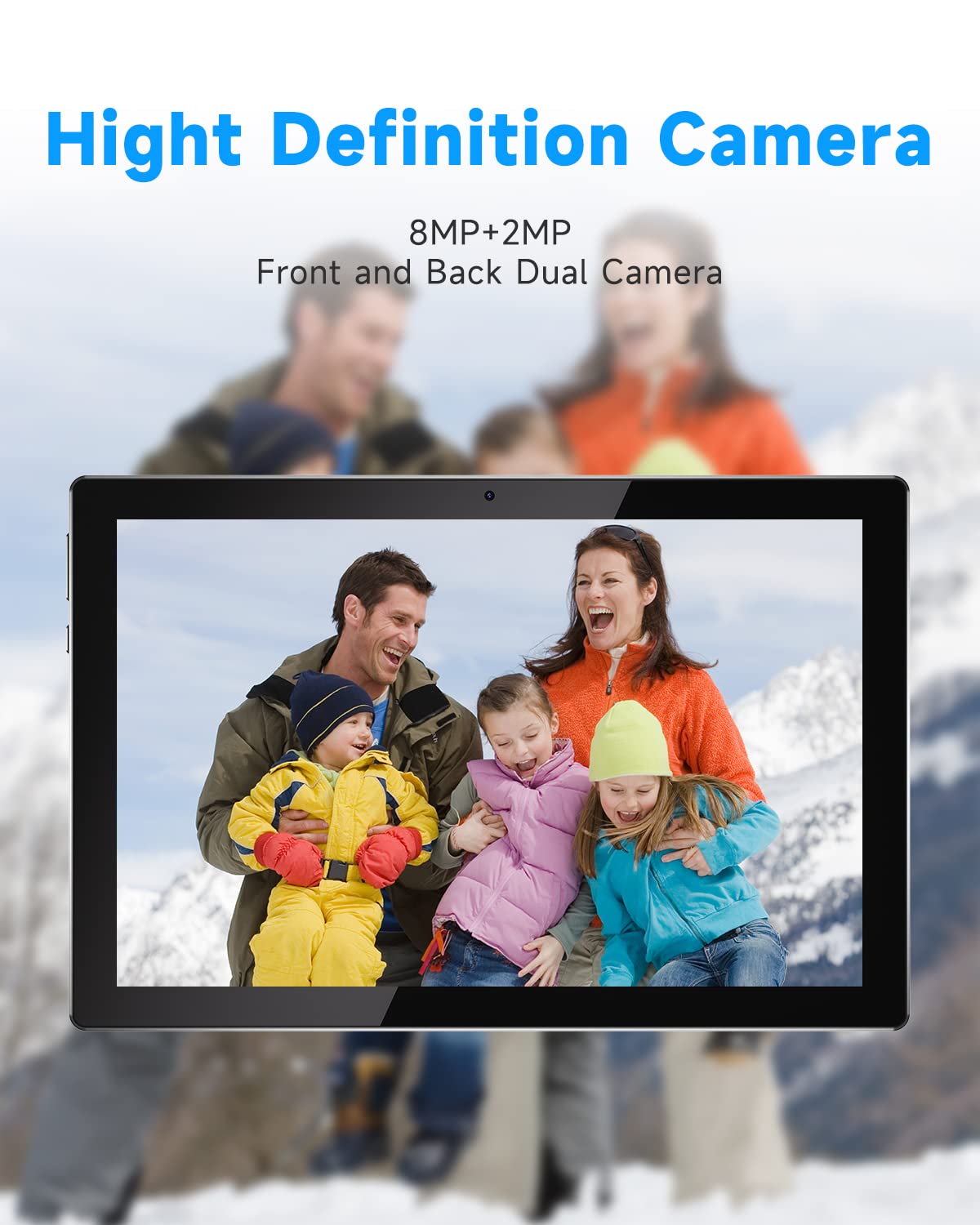 2 In 1 Tablet, 10 Inch Android 13 Tablet With Keyboard, 8Gb Ram+64Gb Rom+512Gb Expandable Computer Tablets Pc, Ips Screen, 2+8Mp