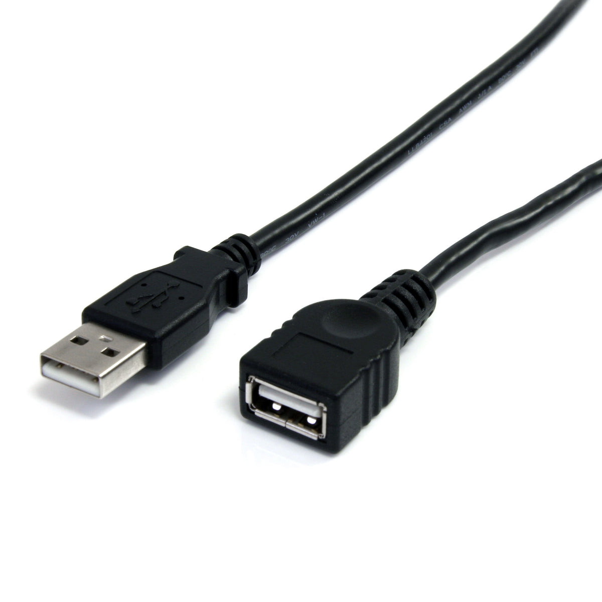 Startech.Com 10 Ft Black Usb 2.0 Extension Cable A To A   10Ft Usb 2.0 Extension Cable   10Ft Usb Male Female Cable (Usbextaa10B