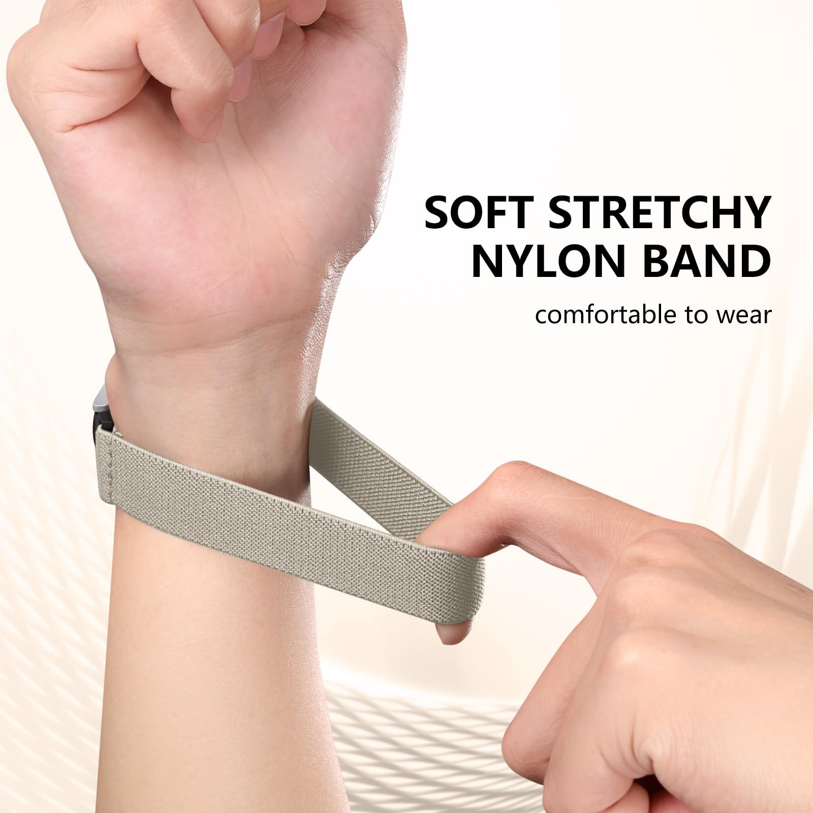 Lerobo Elastic Bands Compatible With Samsung Galaxy Watch 6 5 4 7 40Mm 44Mm,Watch 6 4 Classic 42Mm 46Mm 43Mm 47Mm,Watch 5 Pro 45