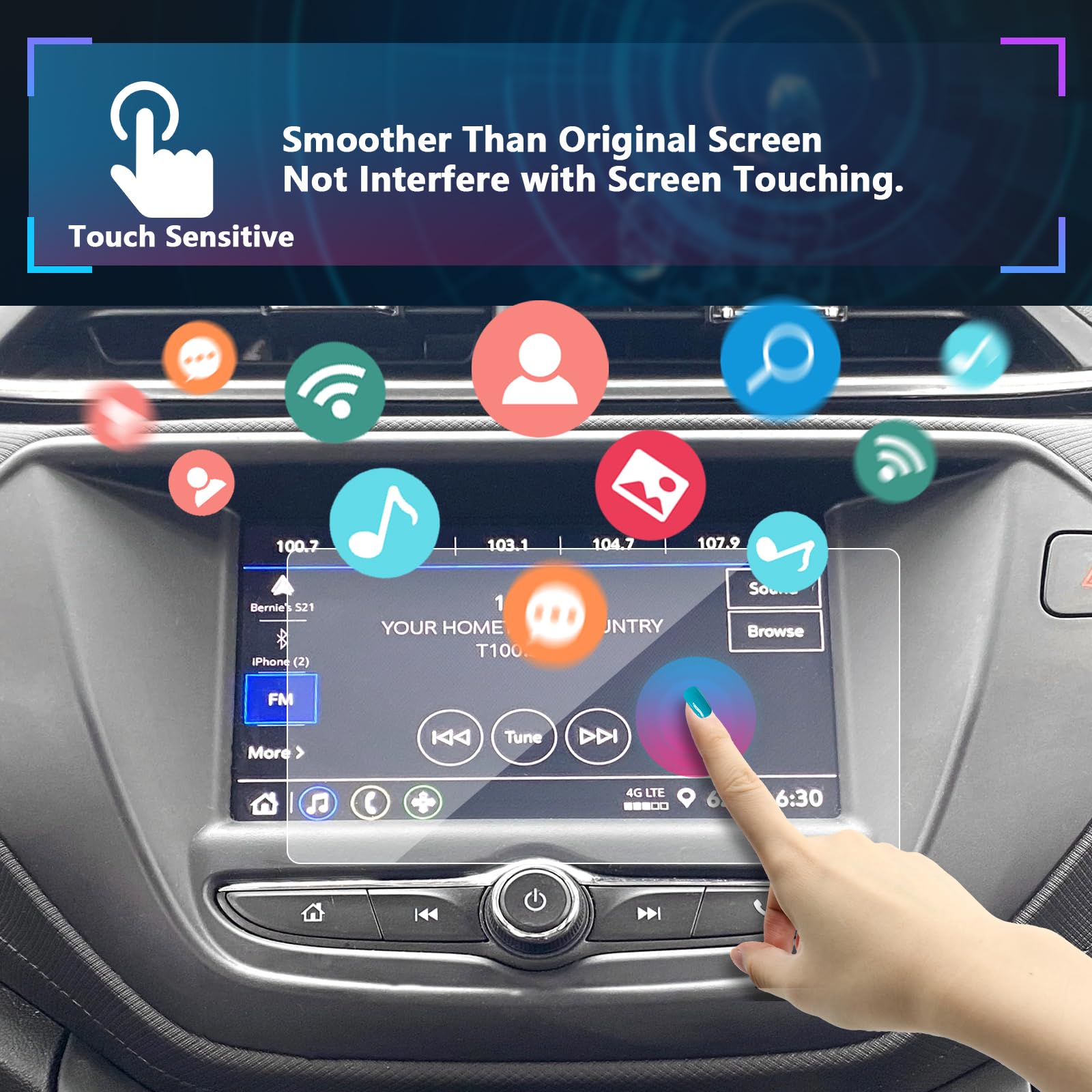 Sxcy 2023 Trailblazer Screen Protector For 2021 2022 2023 Chevy Trailblazer Accessories 2021 2022 2023 Trailblazer Touch Screen Protector [Ls Lt Activ Rs Standard Rectangular 7 Inch] 2021 2022 2023