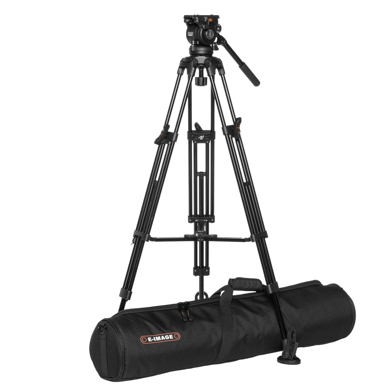 Ikan 2 Stage Aluminum Video Tripod W/ Gh05 Fluid Pan/Tilt Head, Maximum Height: 67