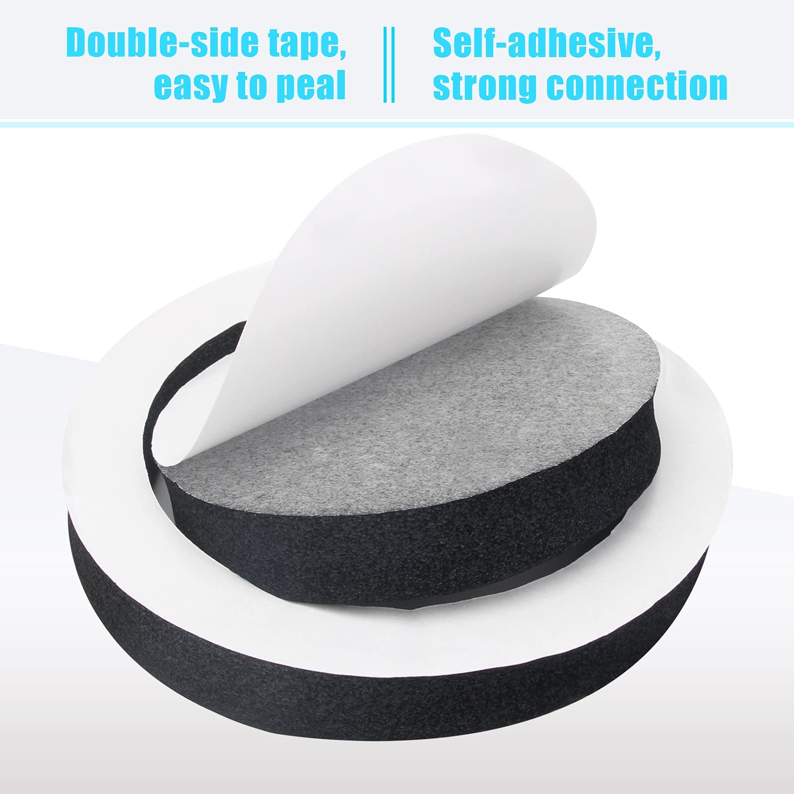 Hoedia 6.5'' Foam Speaker Enhancer System Sponge Kit For Universal Drivers,Self Adhesive Car Door Speaker Foam Rings Enhancer So