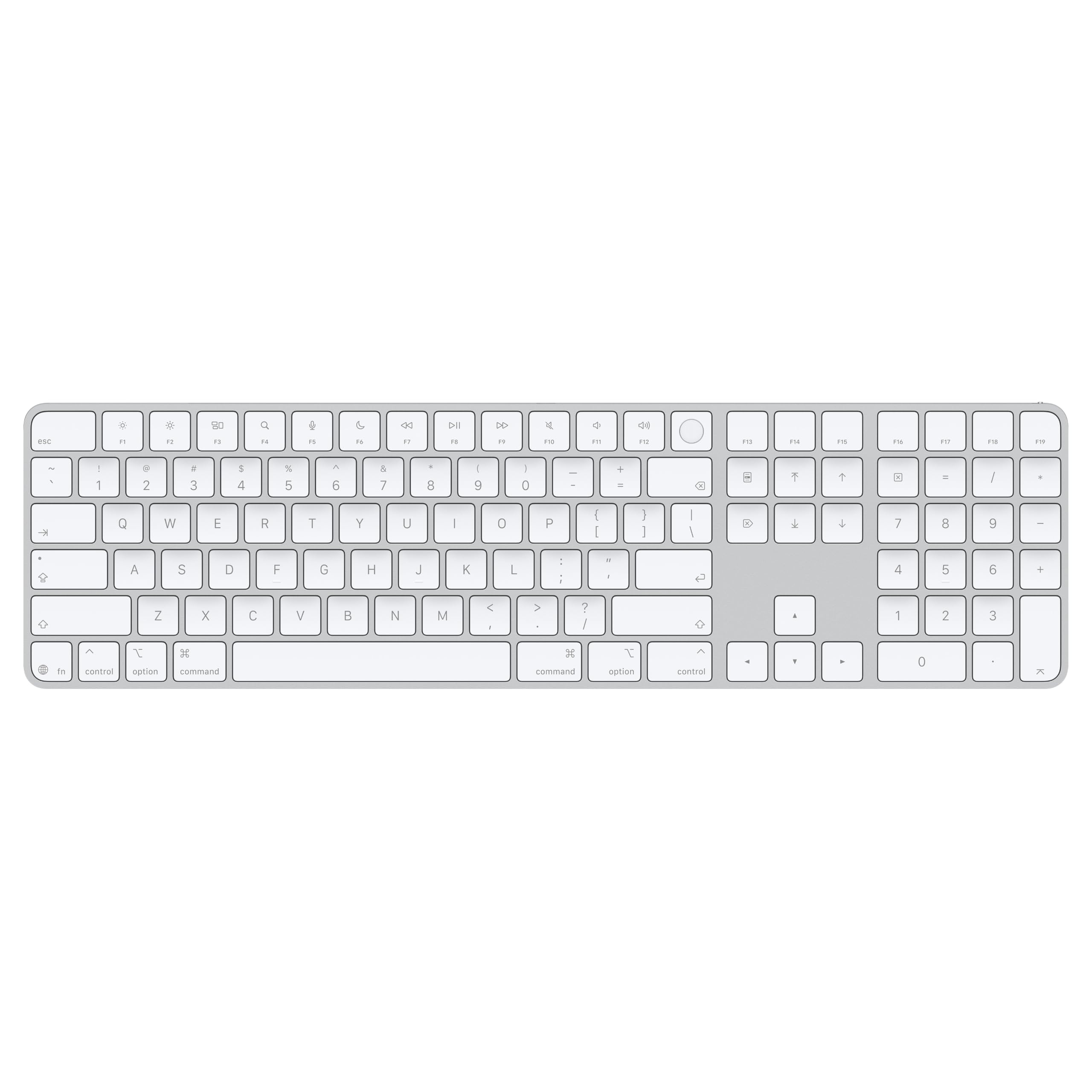 Apple Magic Keyboard with Touch ID and Numeric Keypad  White Keys