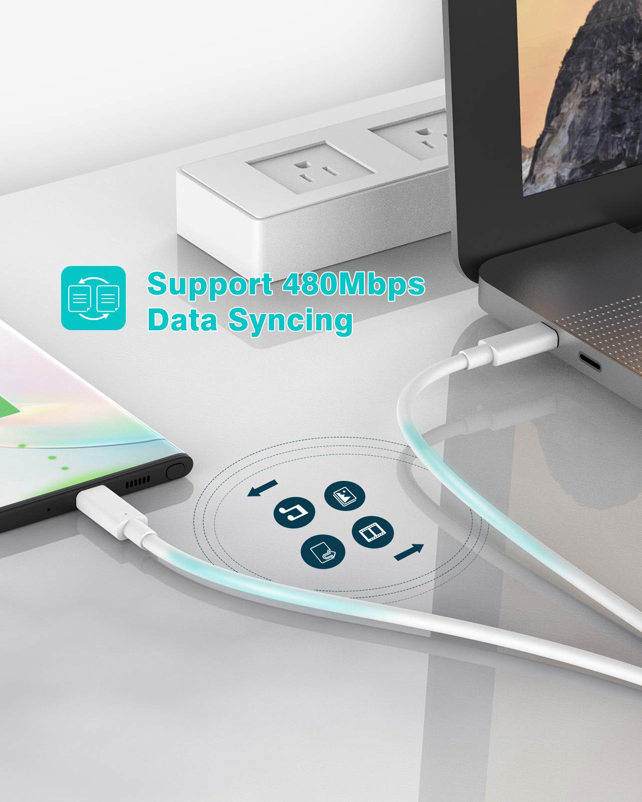 Charger For Macbook Air Macbook Pro 13 14 15 16 Inch 2024 2023 2022 2021 2020, M1 M2 M3 M4 Laptop 70W Usb C Power Adapter, Ipad, Led, 6.6Ft Usb C Cable, Charging As Fast As Original Quality