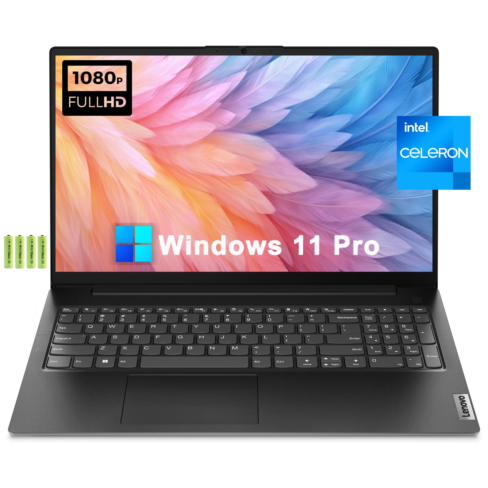 Lenovo V15 Gen2 15.6 FHD Business & Home Laptop, Intel Celeron N4500 Processor, 8GB RAM, 512GB SSD, Numeric keypad, Wi-Fi, BT 5.